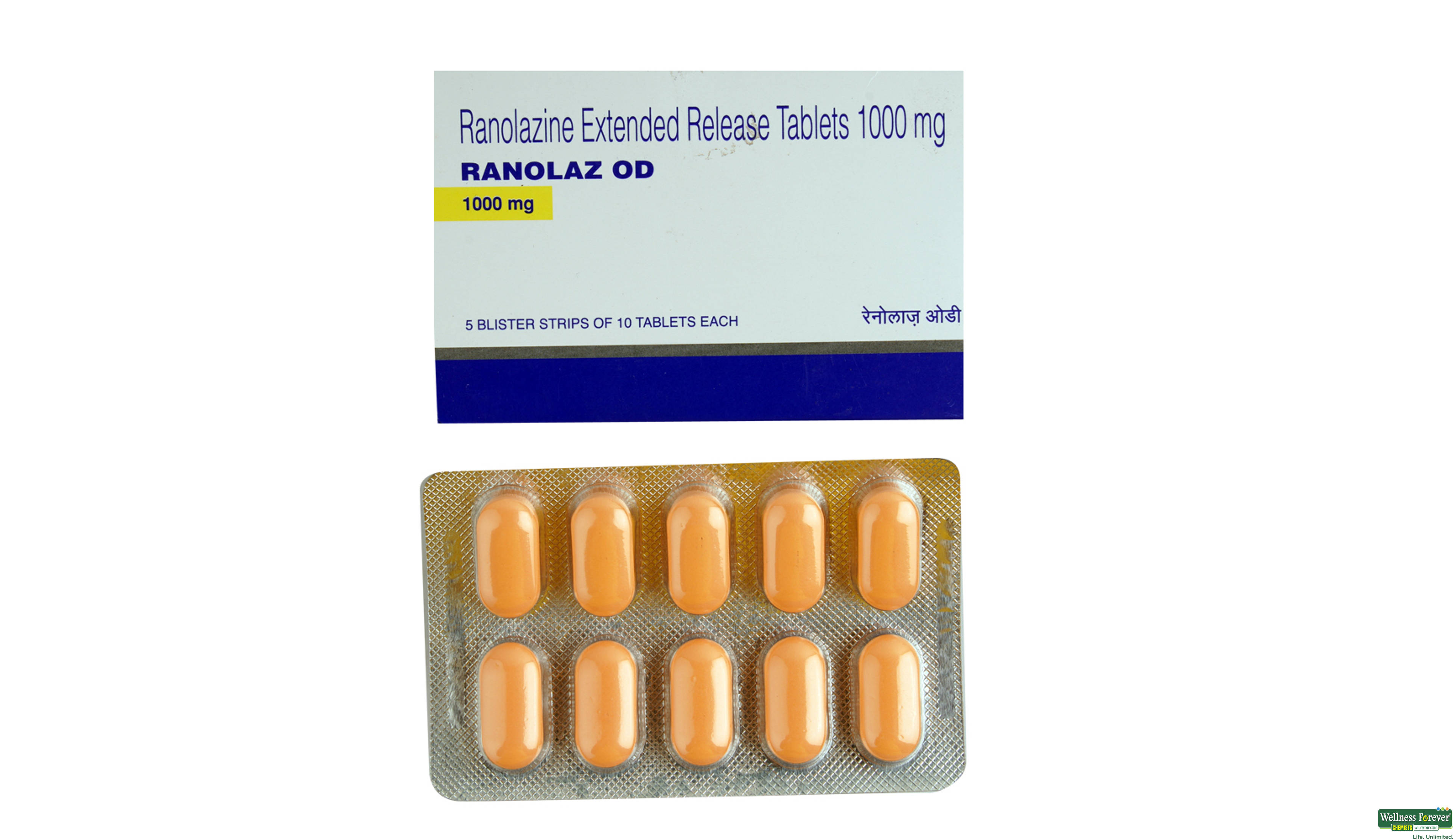 RANOLAZ-OD 10TAB- 1, 10TAB, 