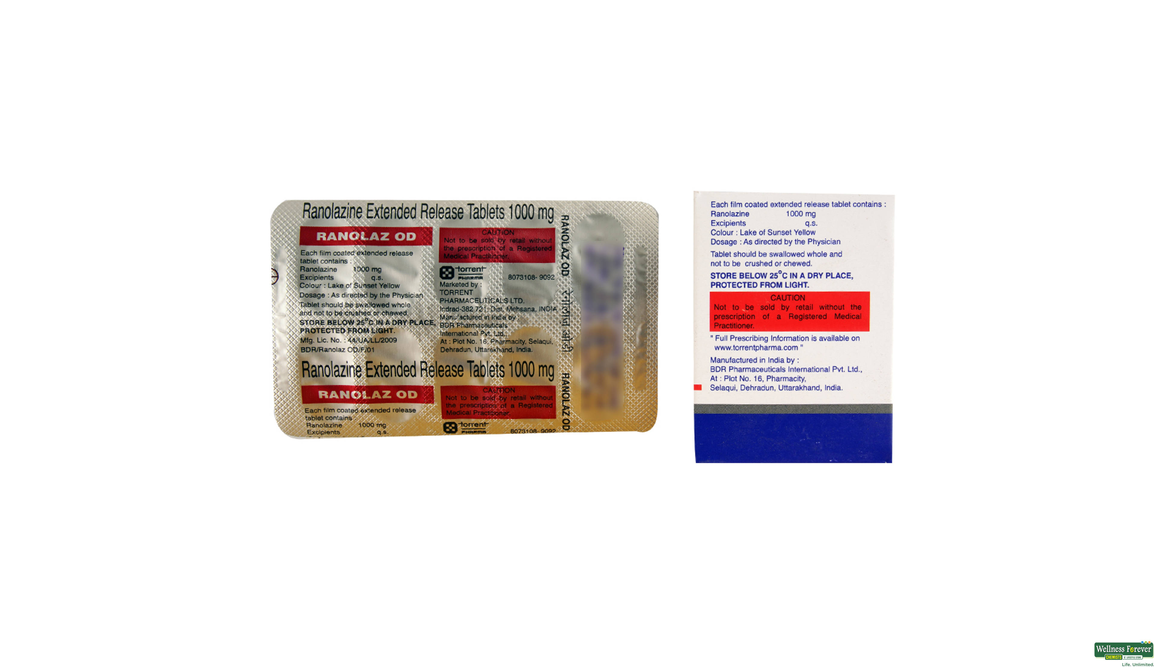 RANOLAZ-OD 10TAB- 2, 10TAB, 