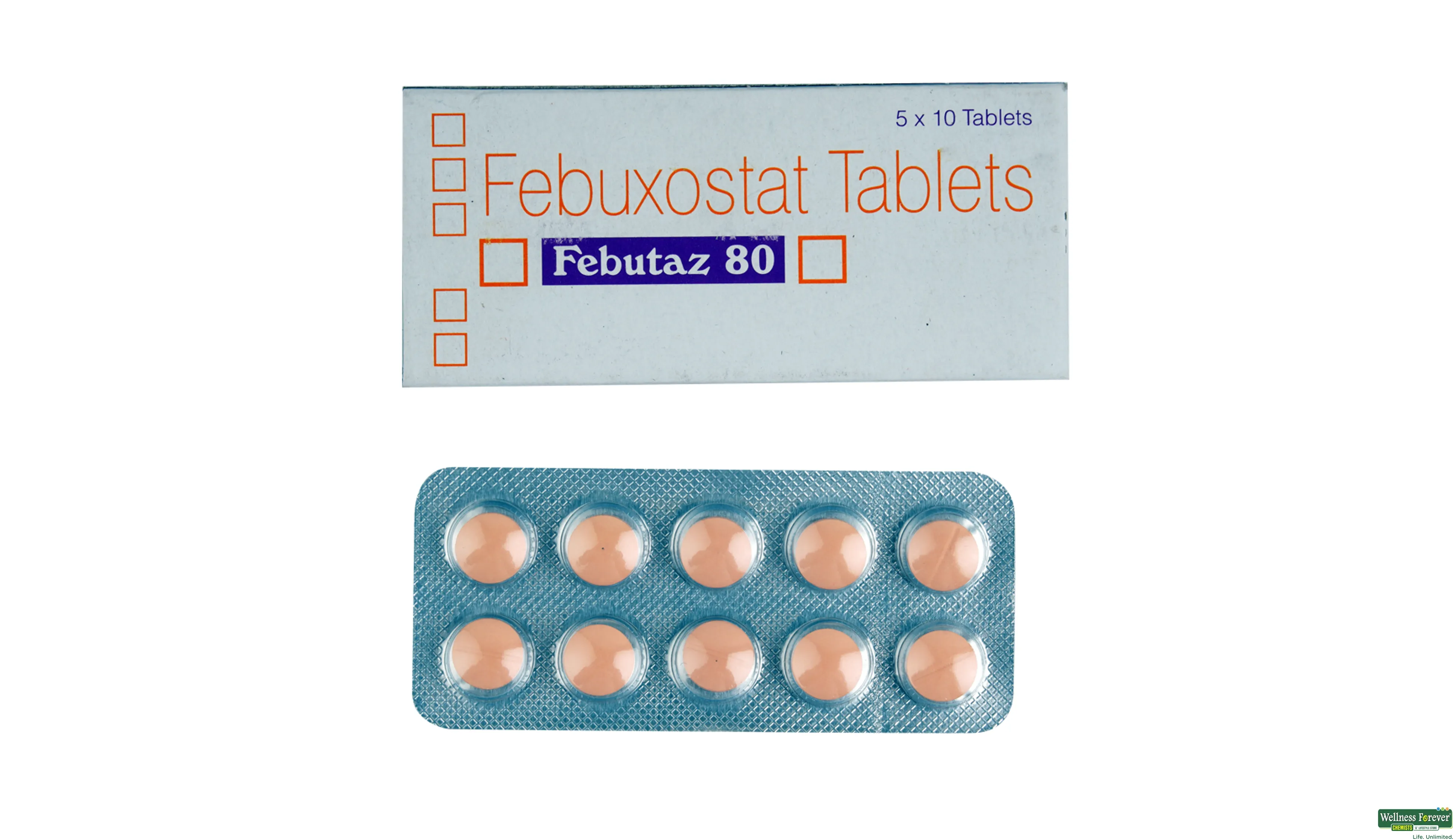 FEBUTAZ 80MG 10TAB- 1, 10TAB, 