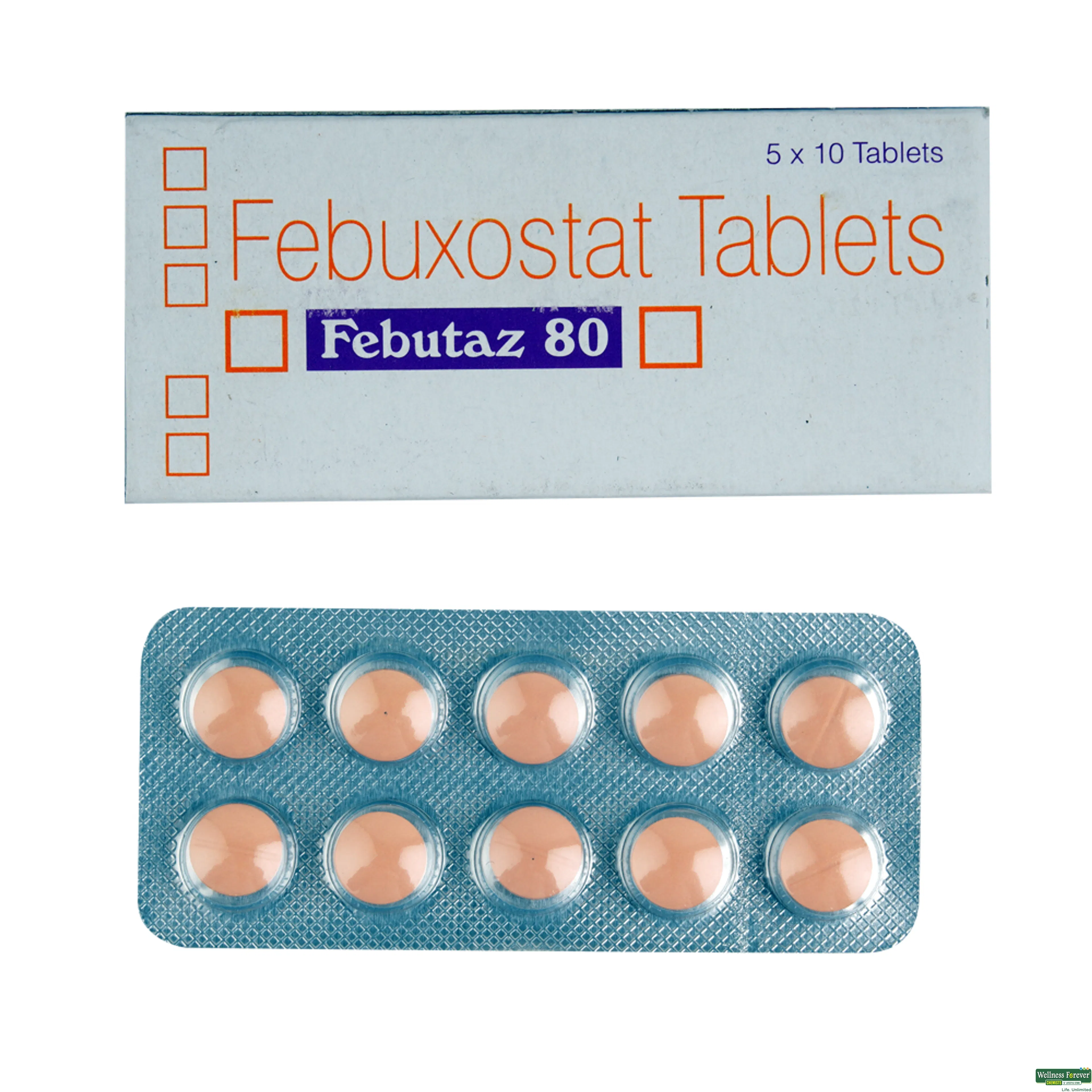 FEBUTAZ 80MG 10TAB-image