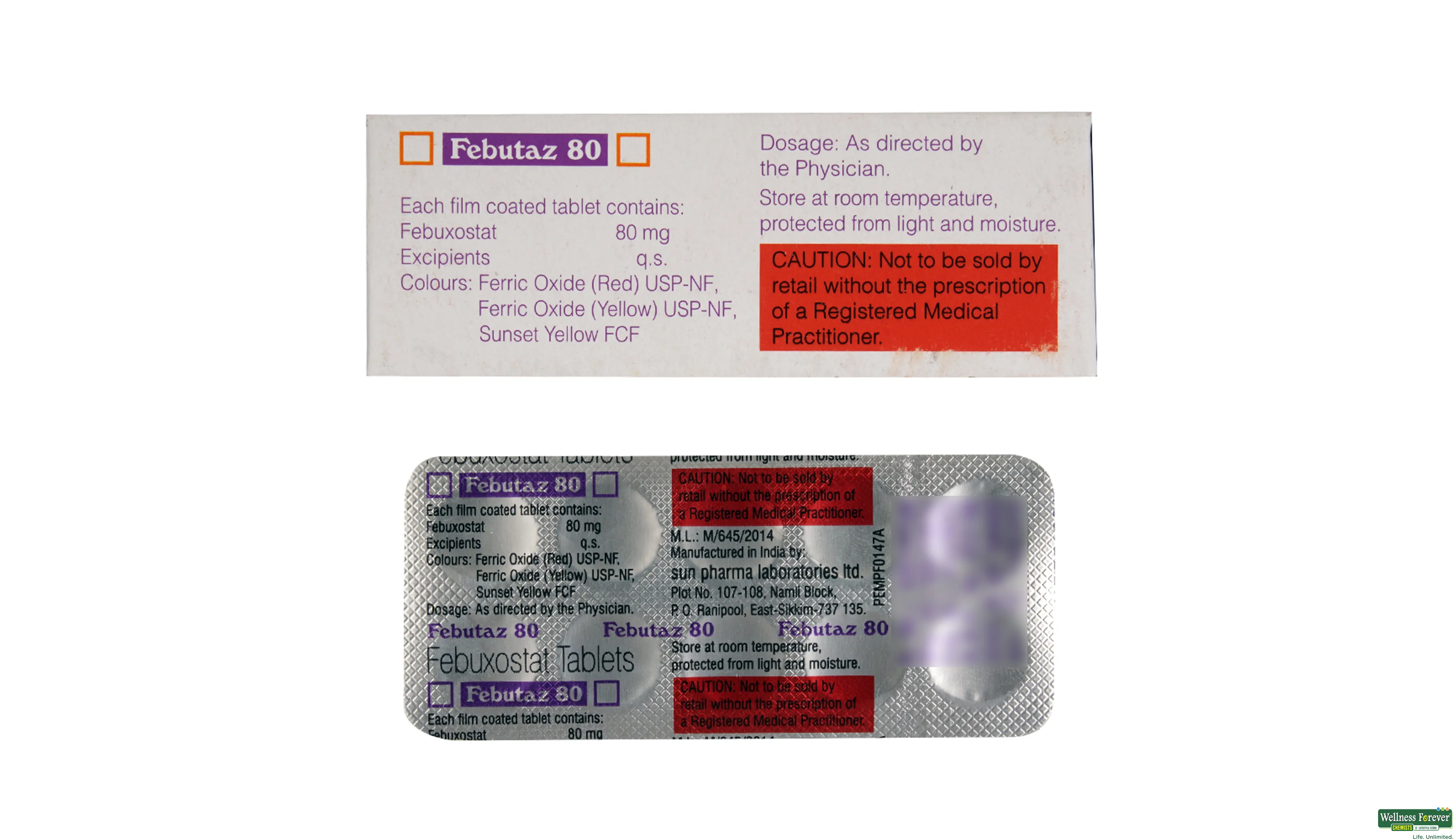 FEBUTAZ 80MG 10TAB- 2, 10TAB, 