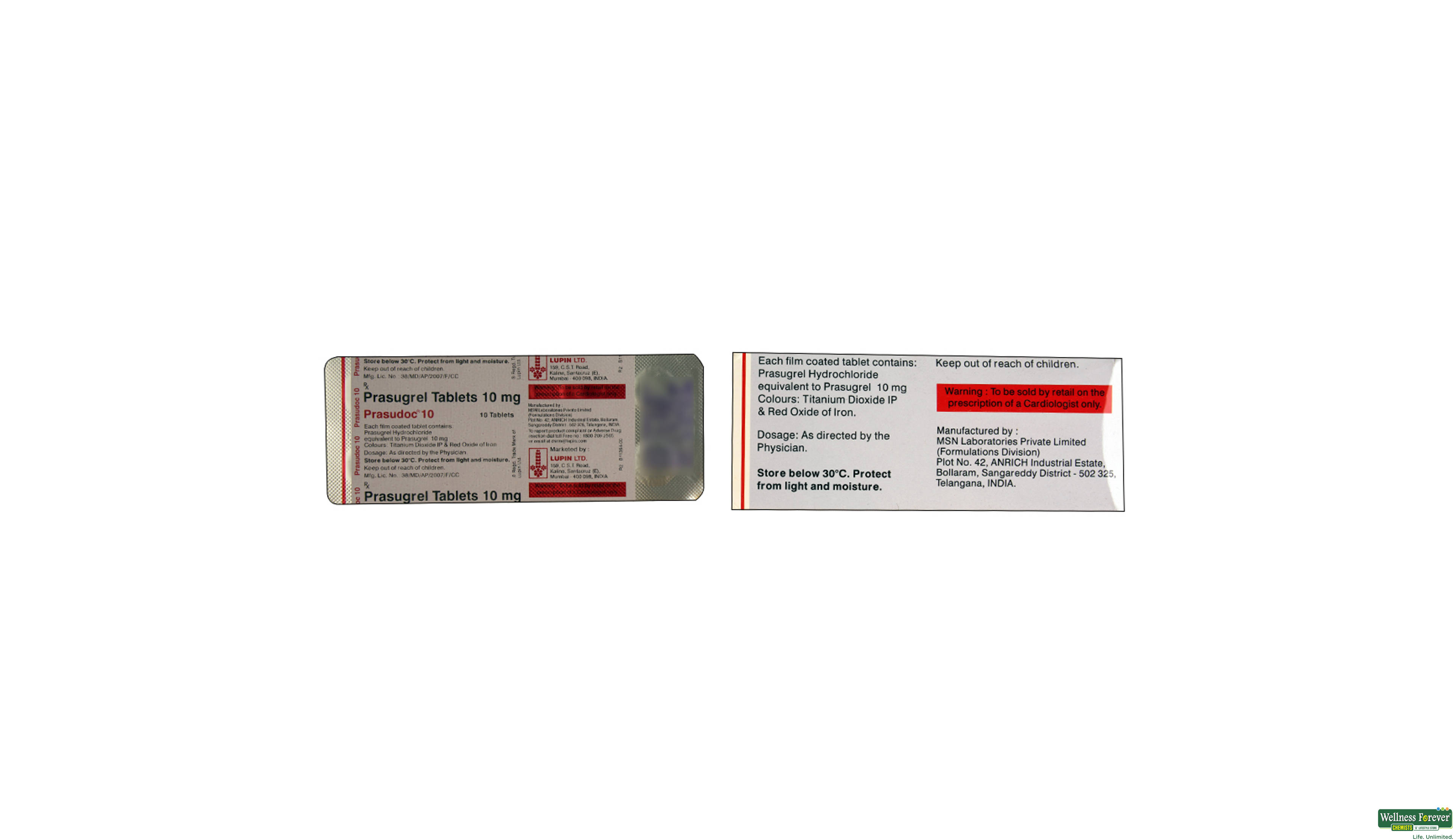 PRASUDOC 10MG 10TAB- 2, 10TAB, 