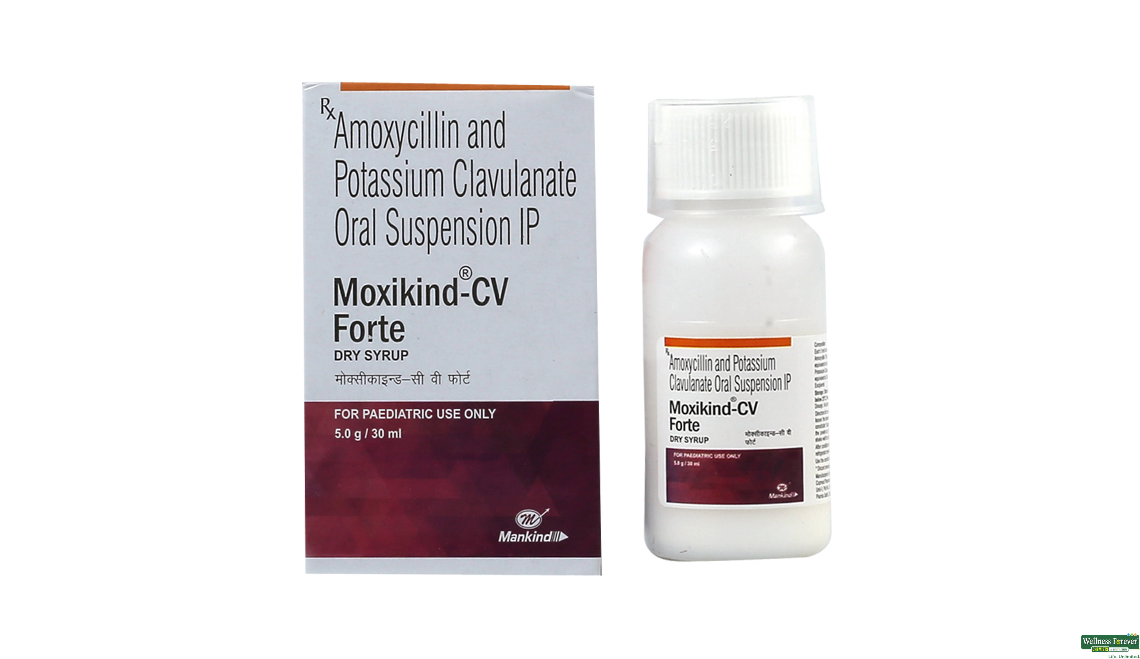 MOXIKIND-CV FORTE DRY SYP 30ML- 1, 30ML, 