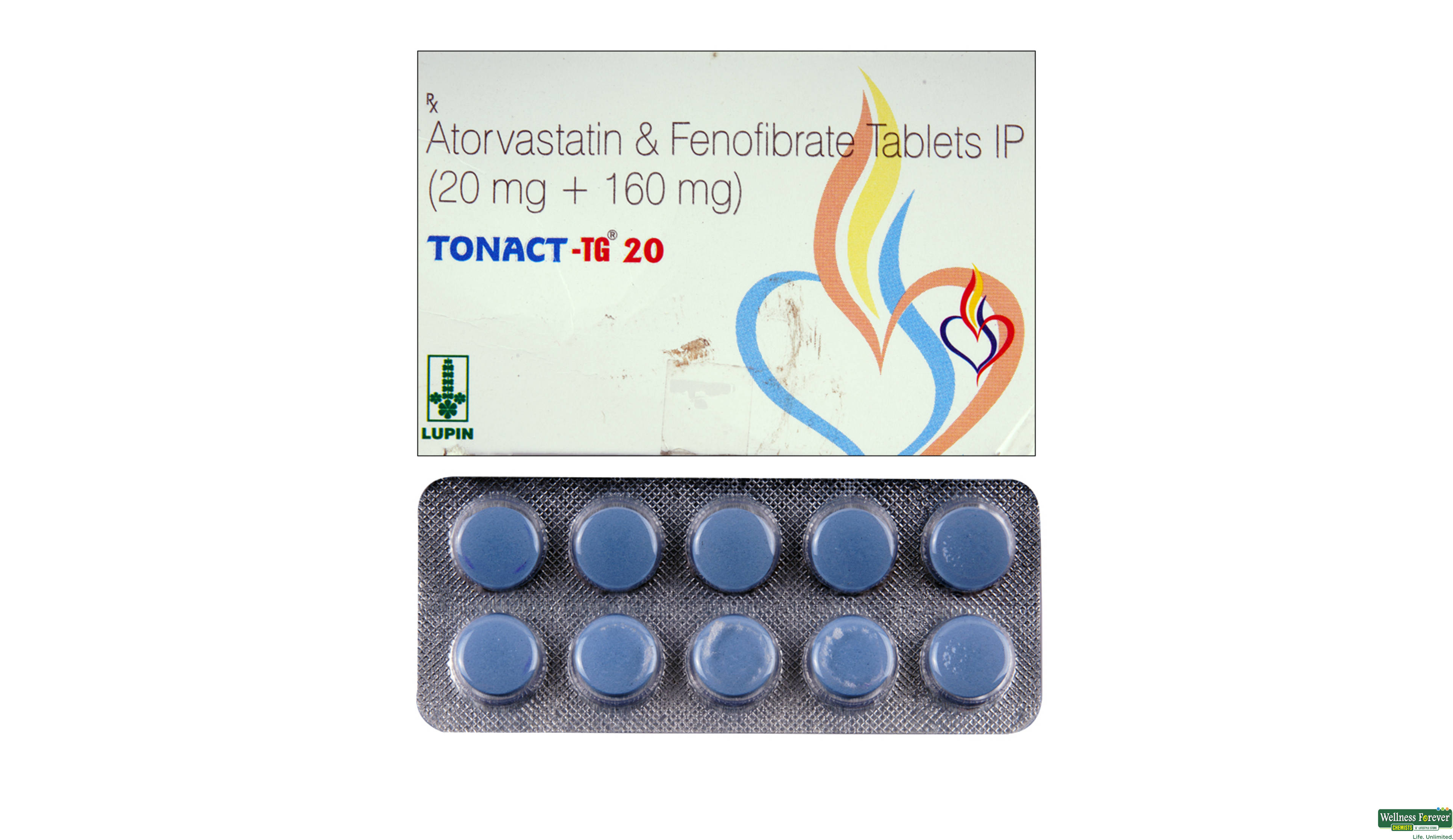 TONACT-TG 20MG 10TAB- 1, 10TAB, 