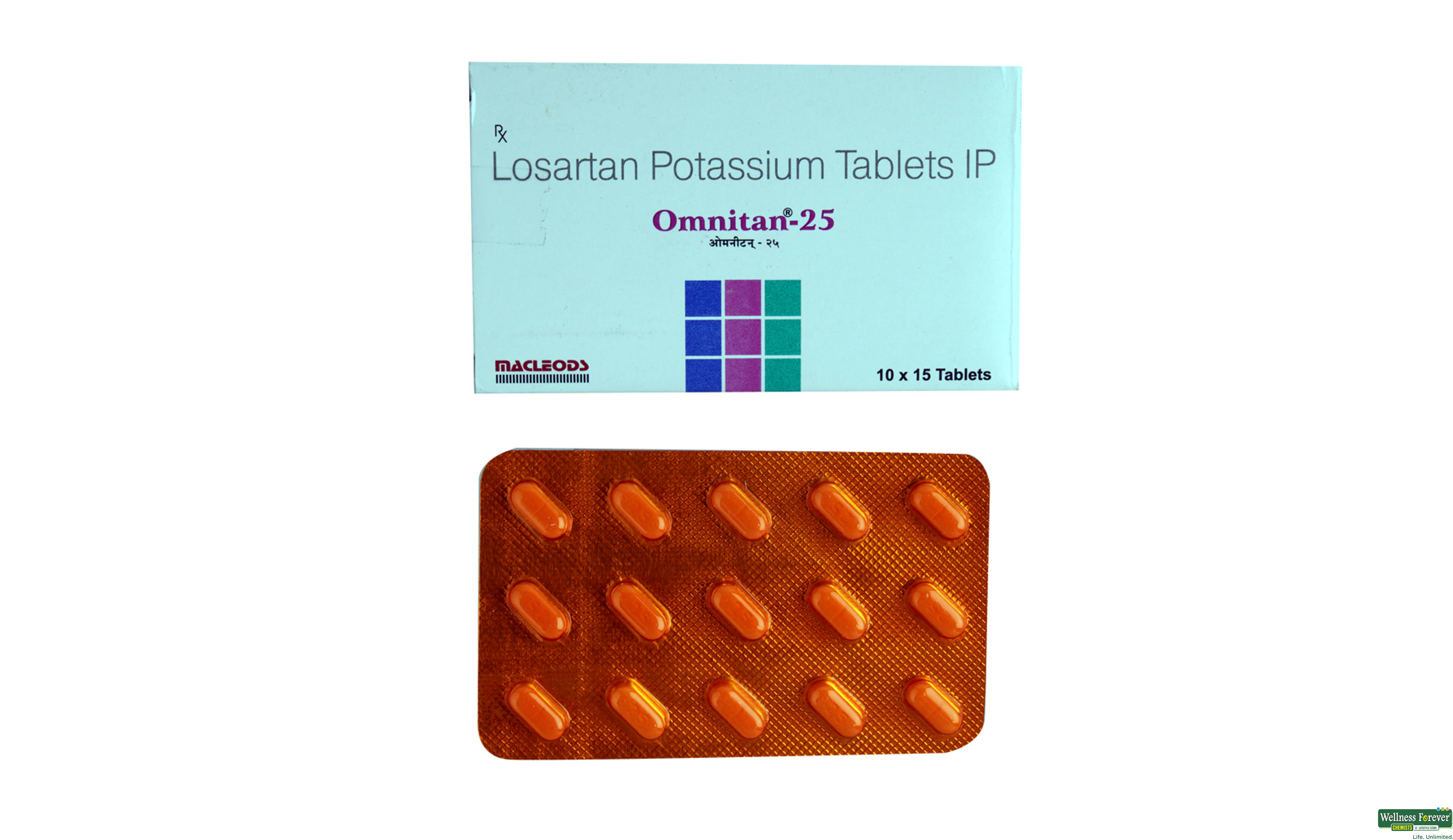 OMNITAN 25MG 15TAB- 1, 15TAB, 