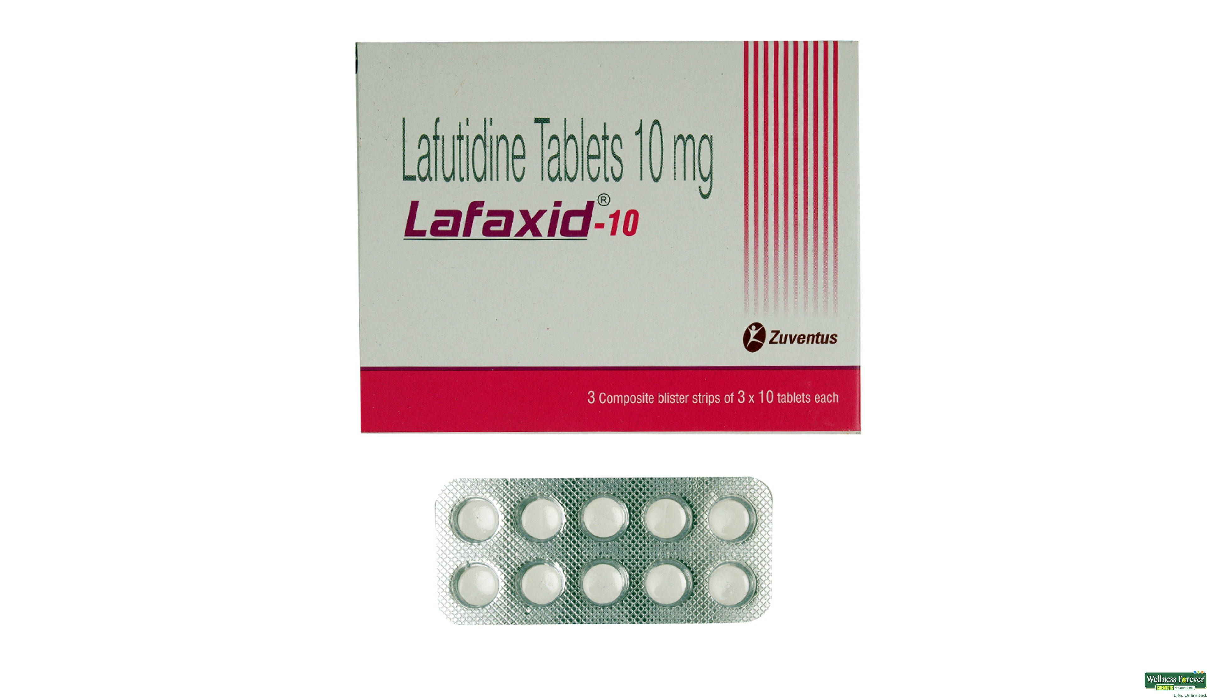 LAFAXID 10MG 10TAB- 1, 10TAB, 