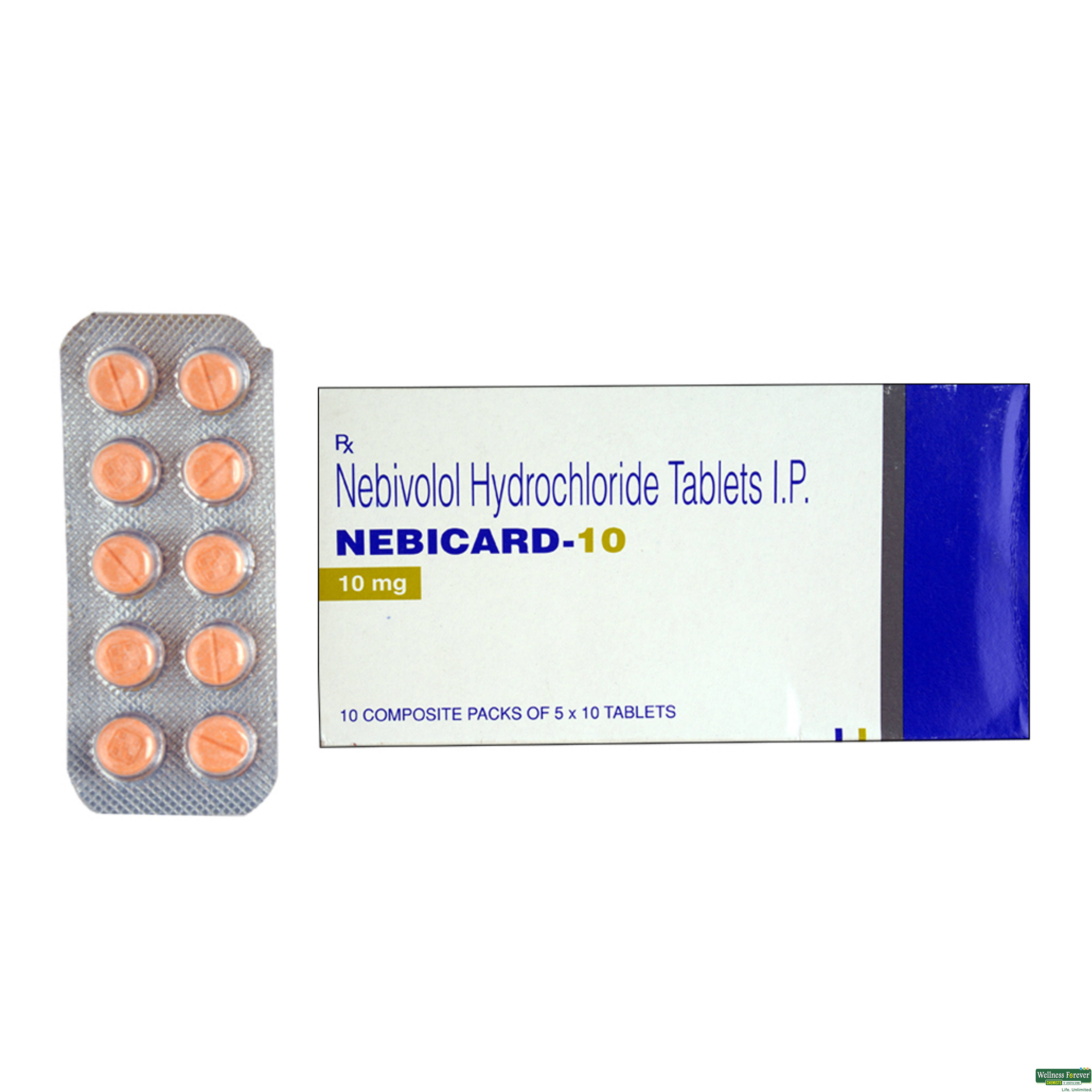 NEBICARD 10MG 10TAB-image