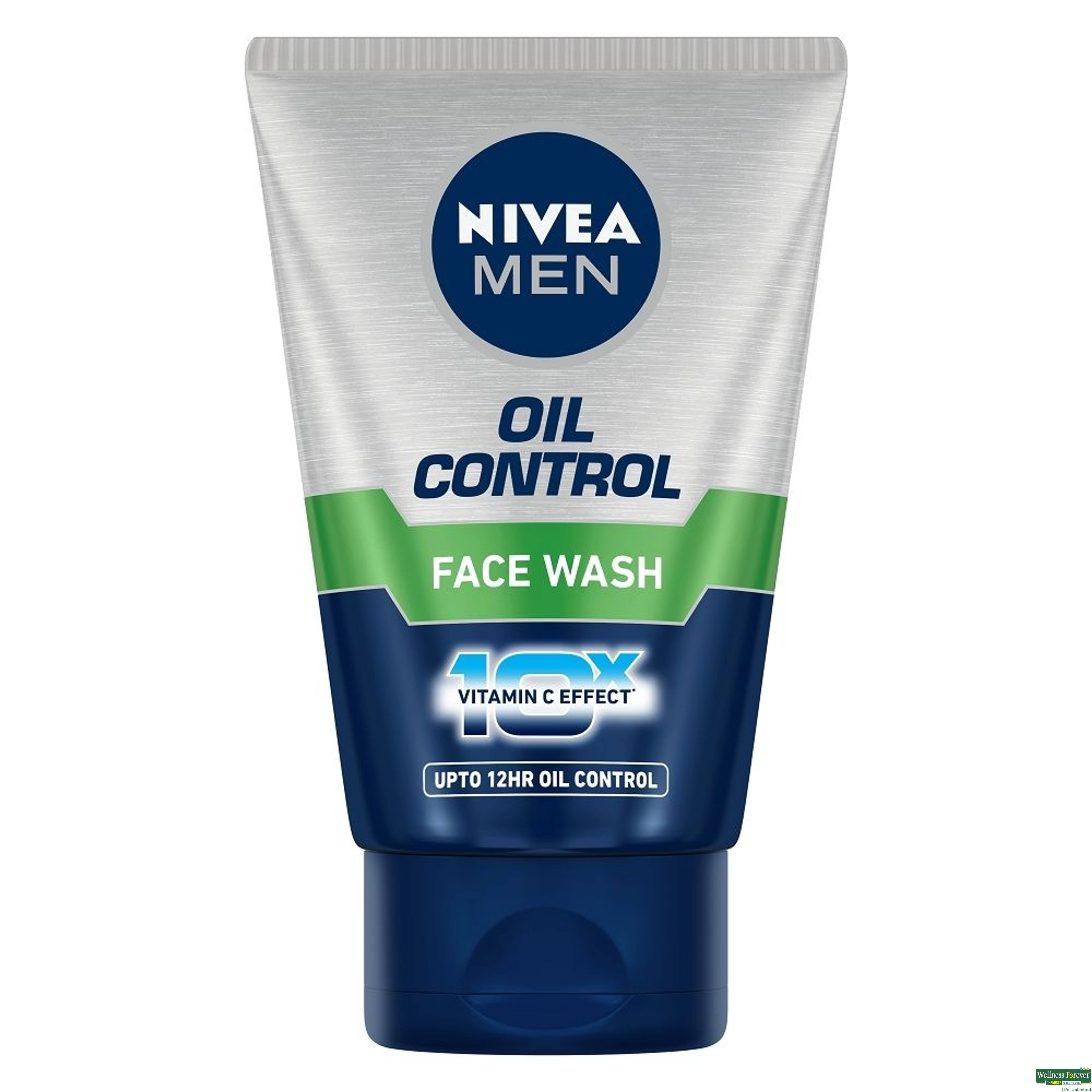 Nivea Men Oil Control Face Wash 100g-image