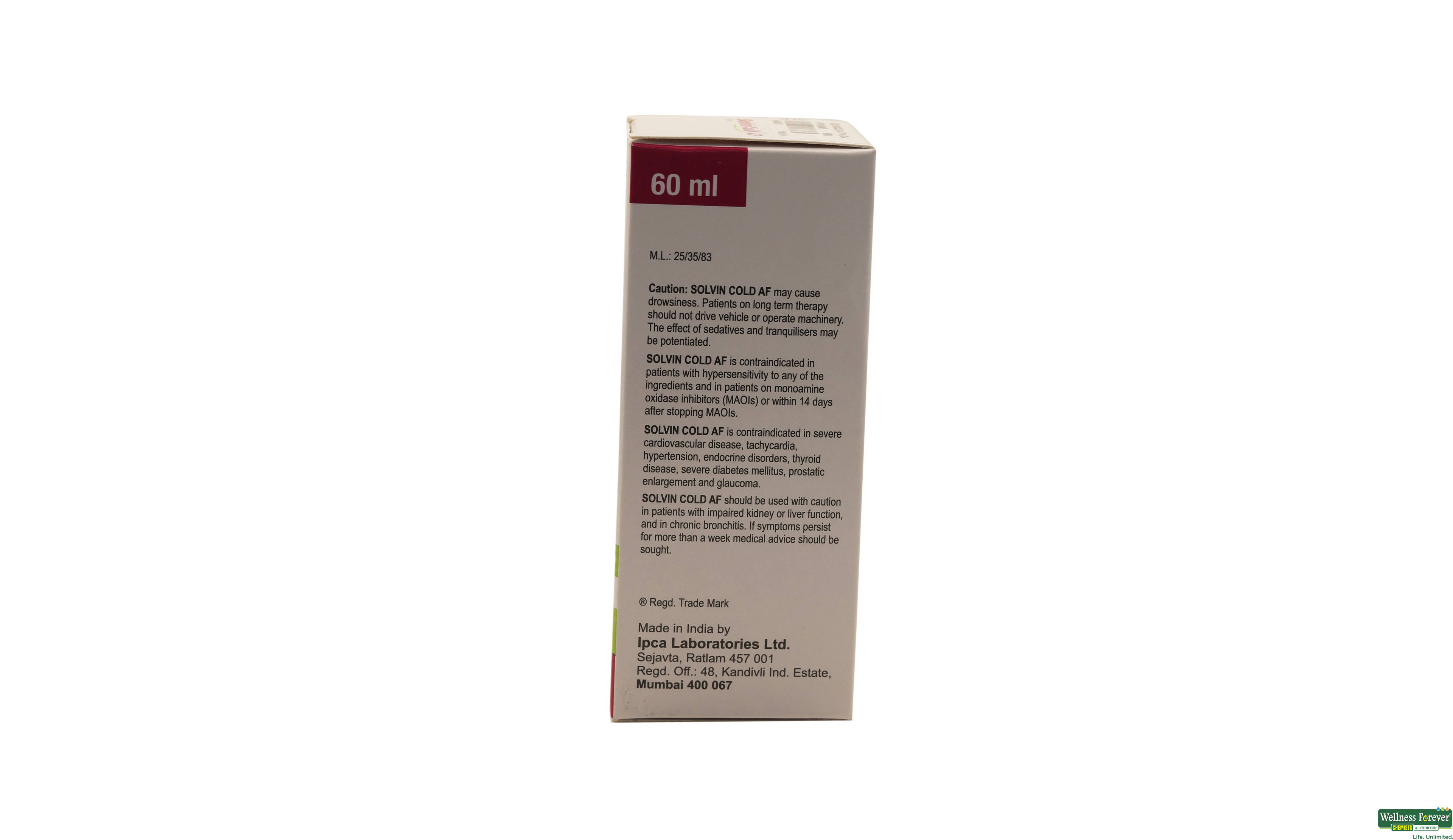 SOLVINCOLD-AF SYP 60ML- 3, 60ML, null