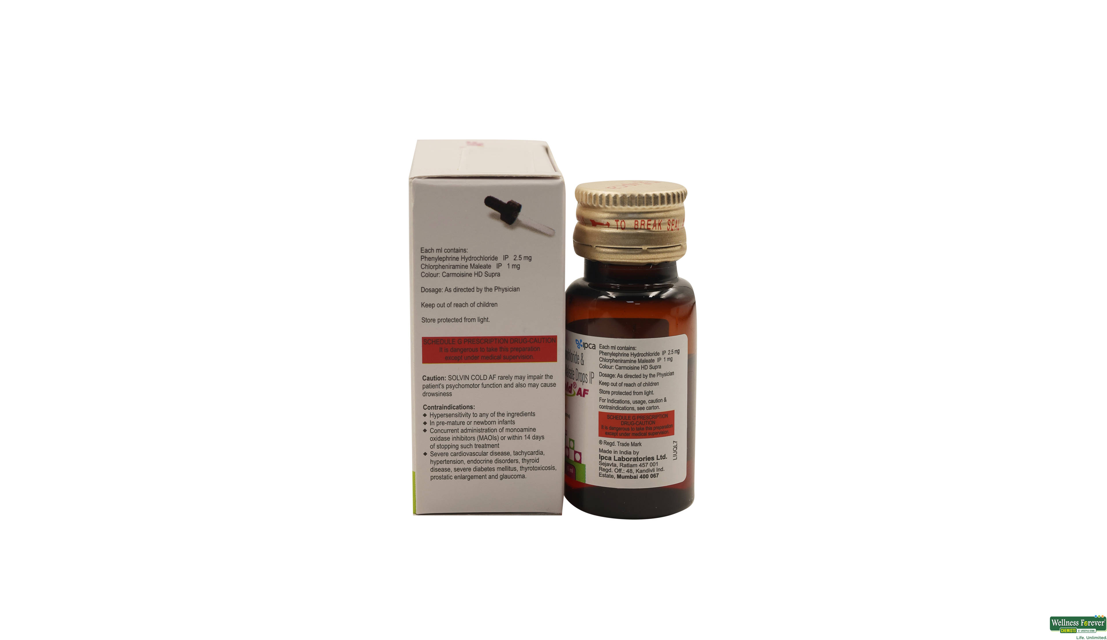 SOLVINCOLD-AF ORAL DROP 15ML- 2, 15ML, null