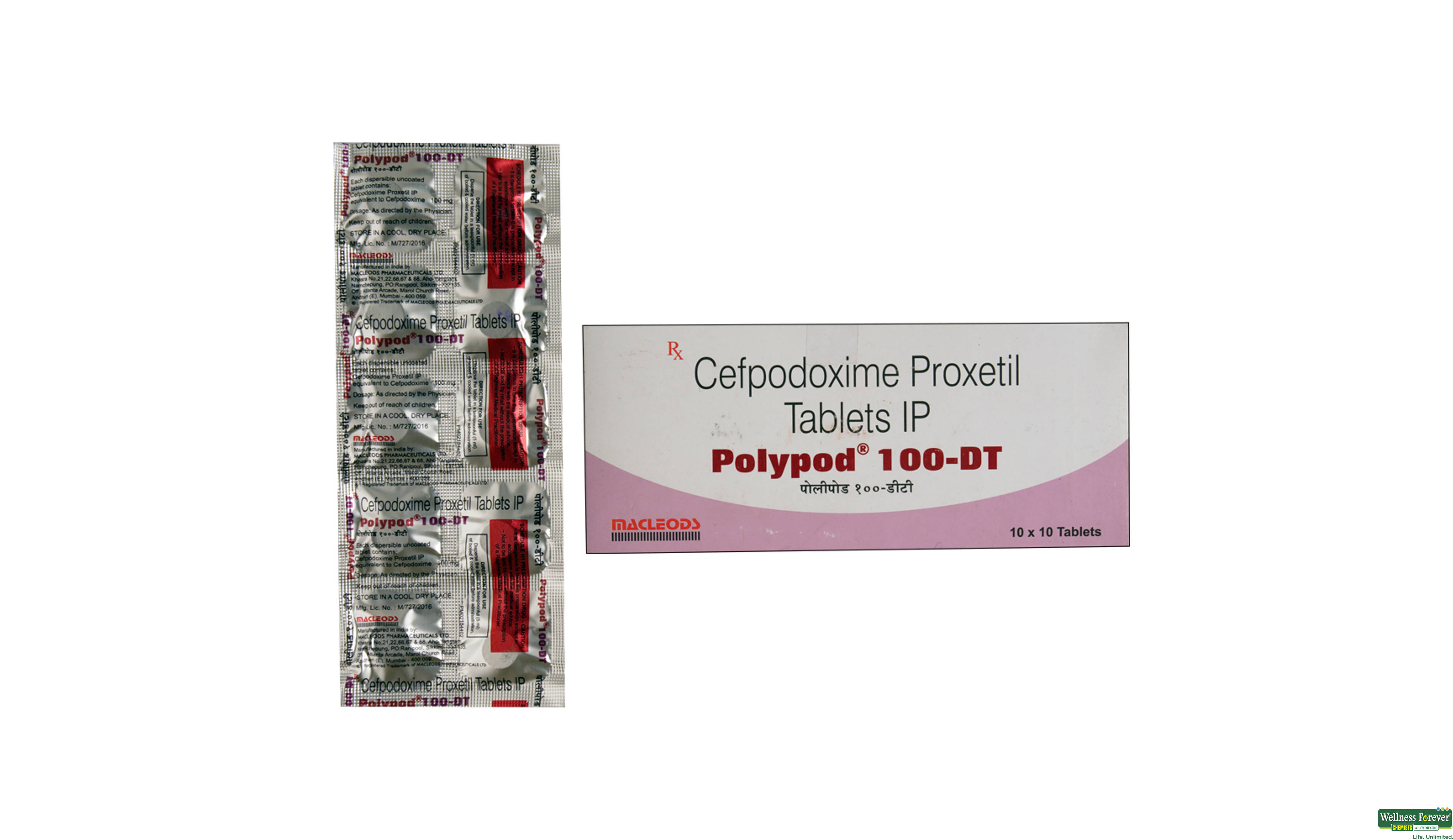 POLYPOD 100DT 10TAB- 1, 10TAB, 