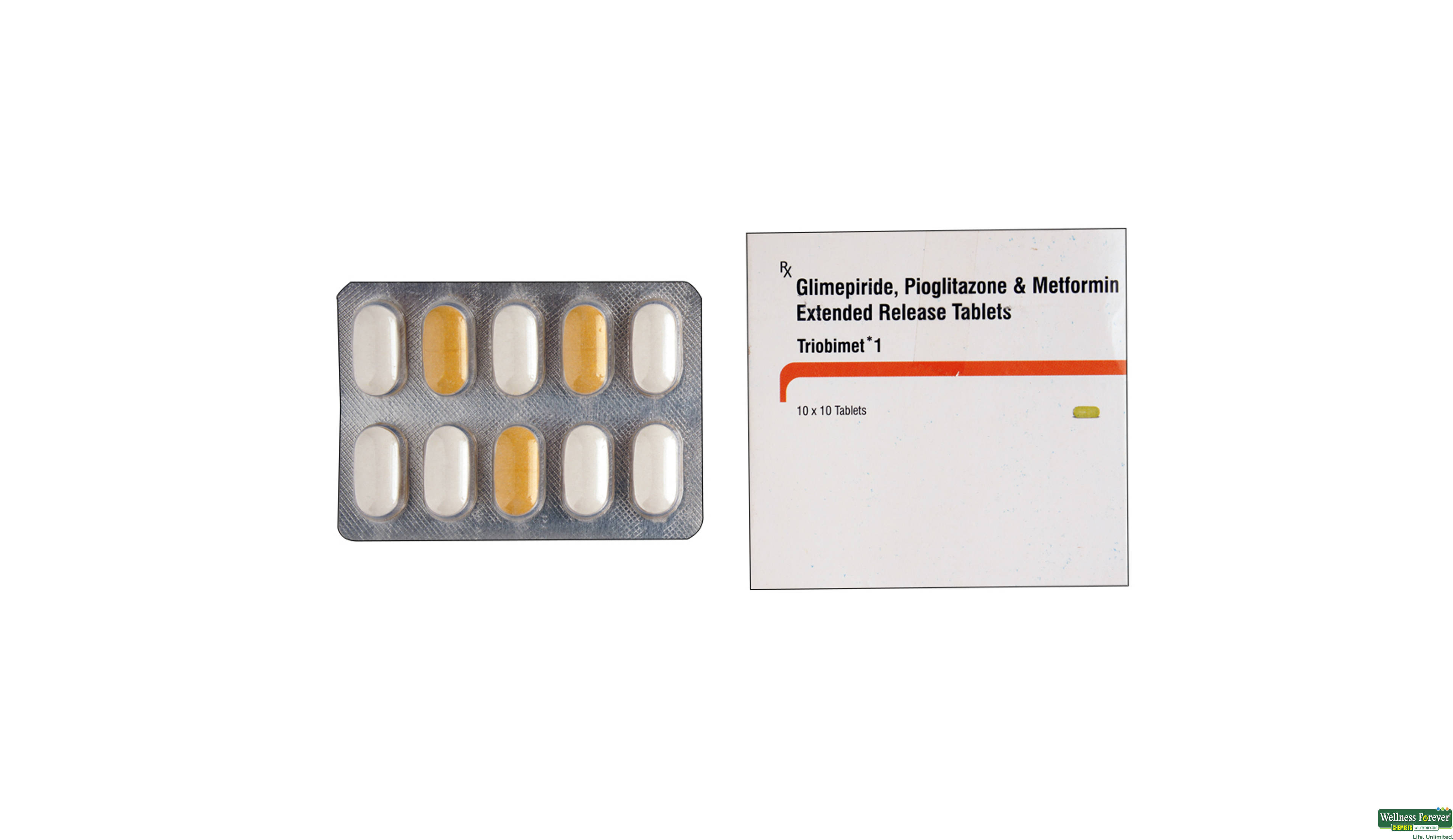 TRIOBIMET 1MG 10TAB- 1, 10TAB, 