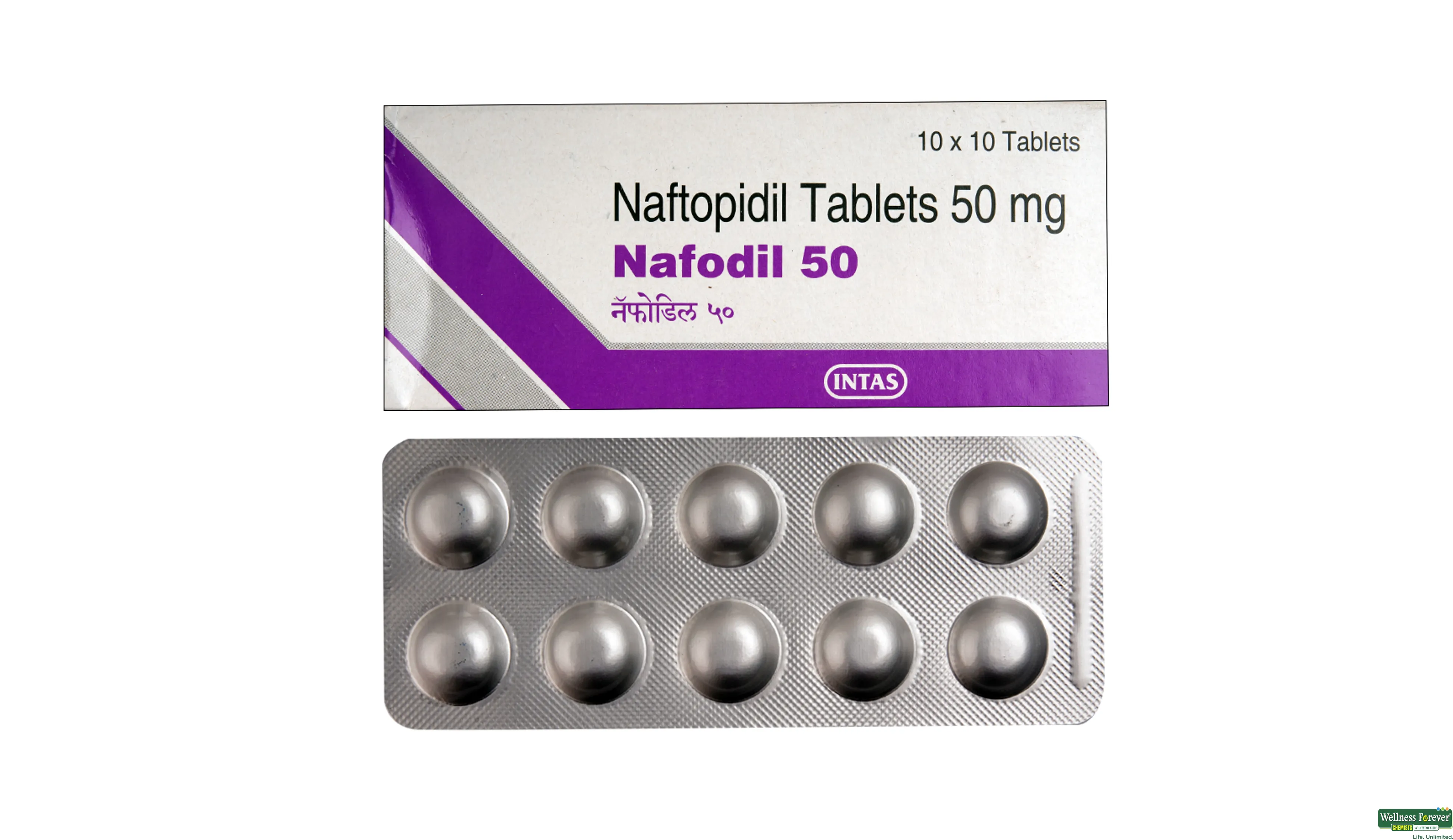 NAFODIL 50MG 10TAB- 1, 10TAB, 