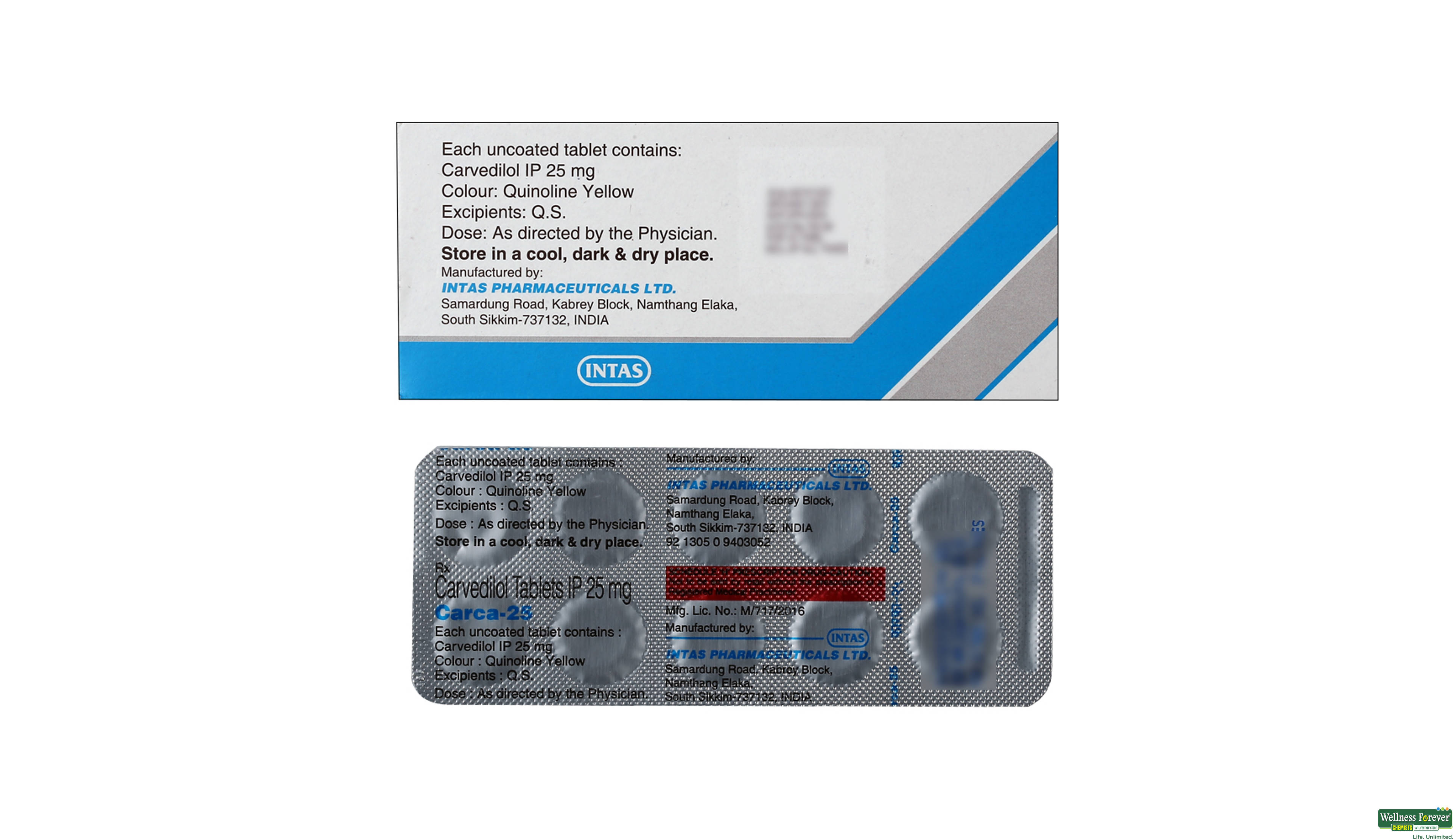CARCA 25MG 10TAB- 2, 10TAB, 