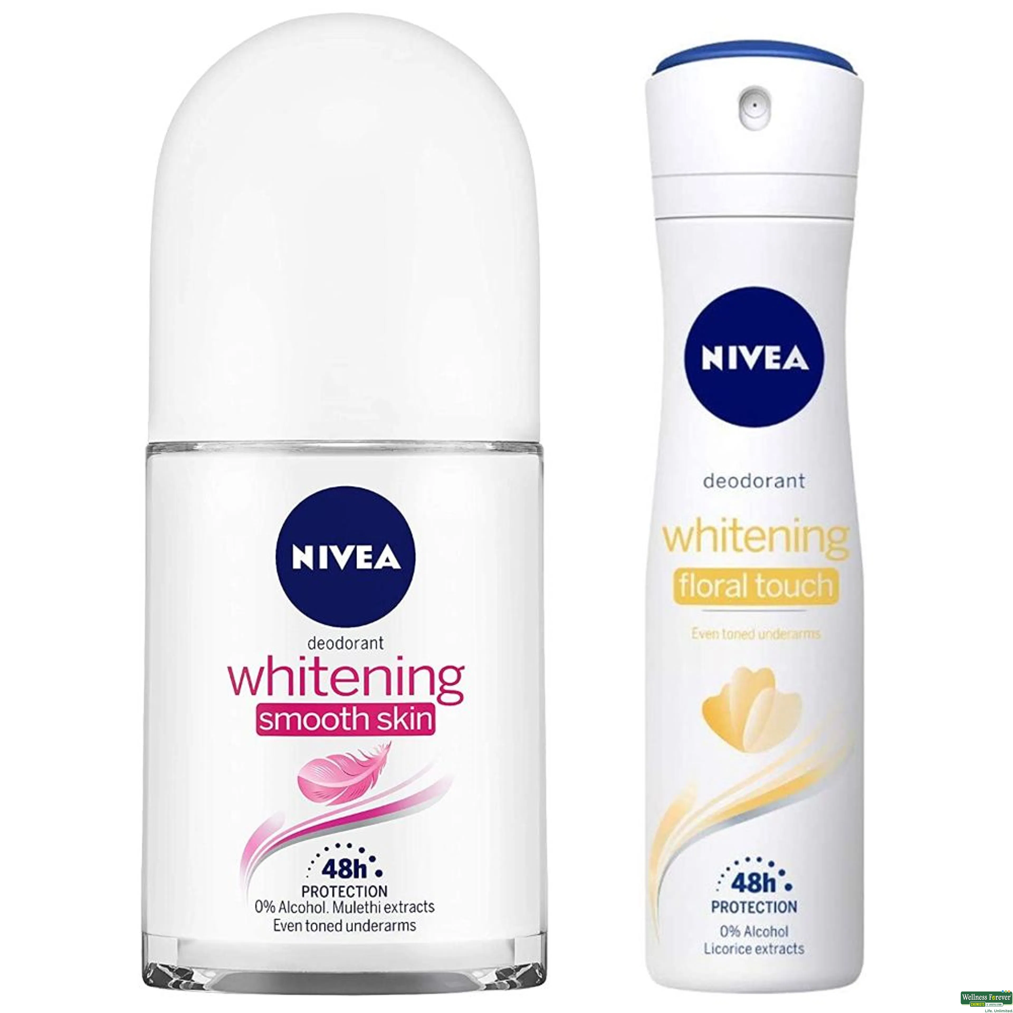 NIVEA ROLLON WHITENING FLORAL TOUCH 50ML-image