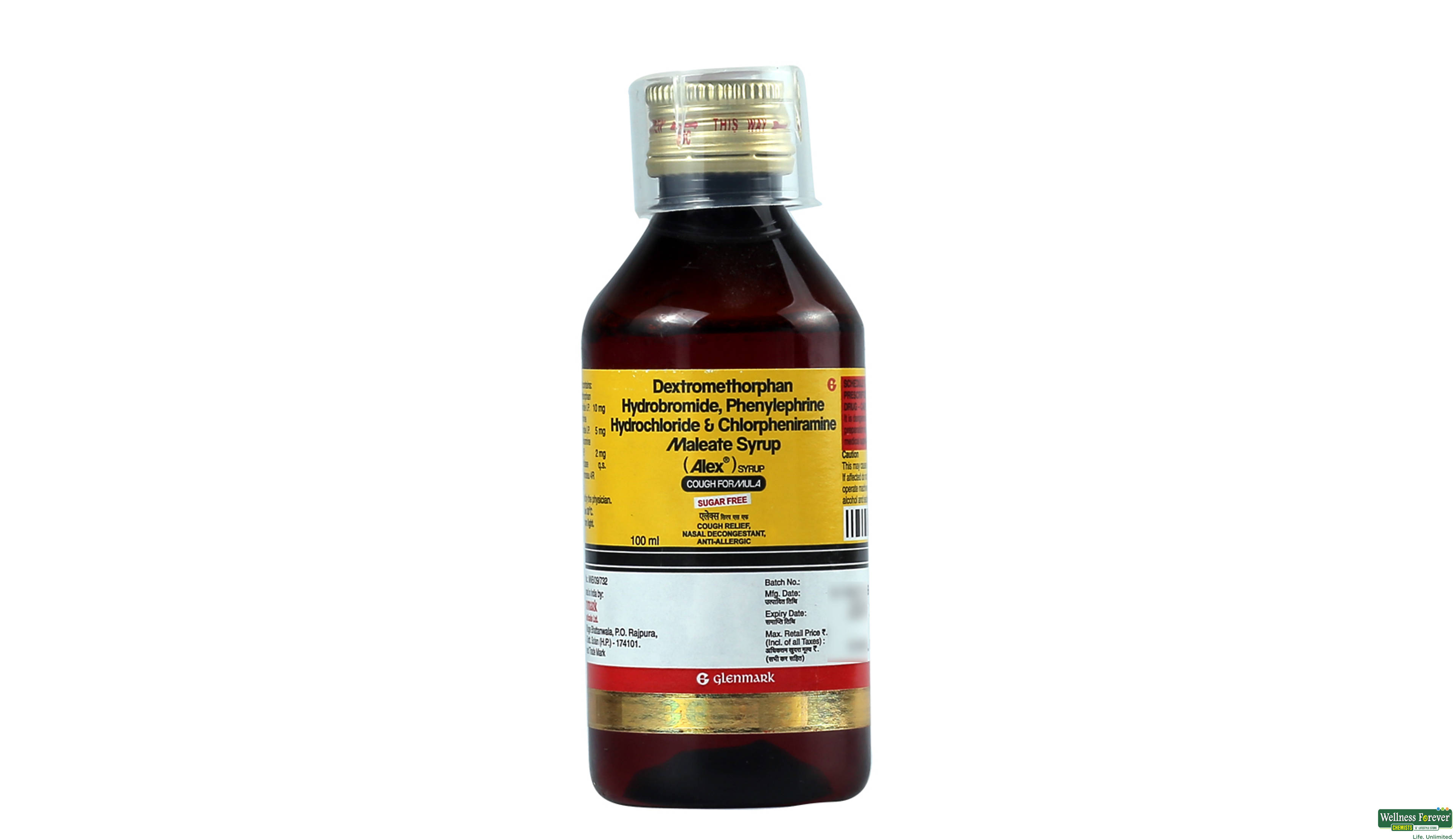 ALEX S/F SYP 100ML- 1, 100ML, 