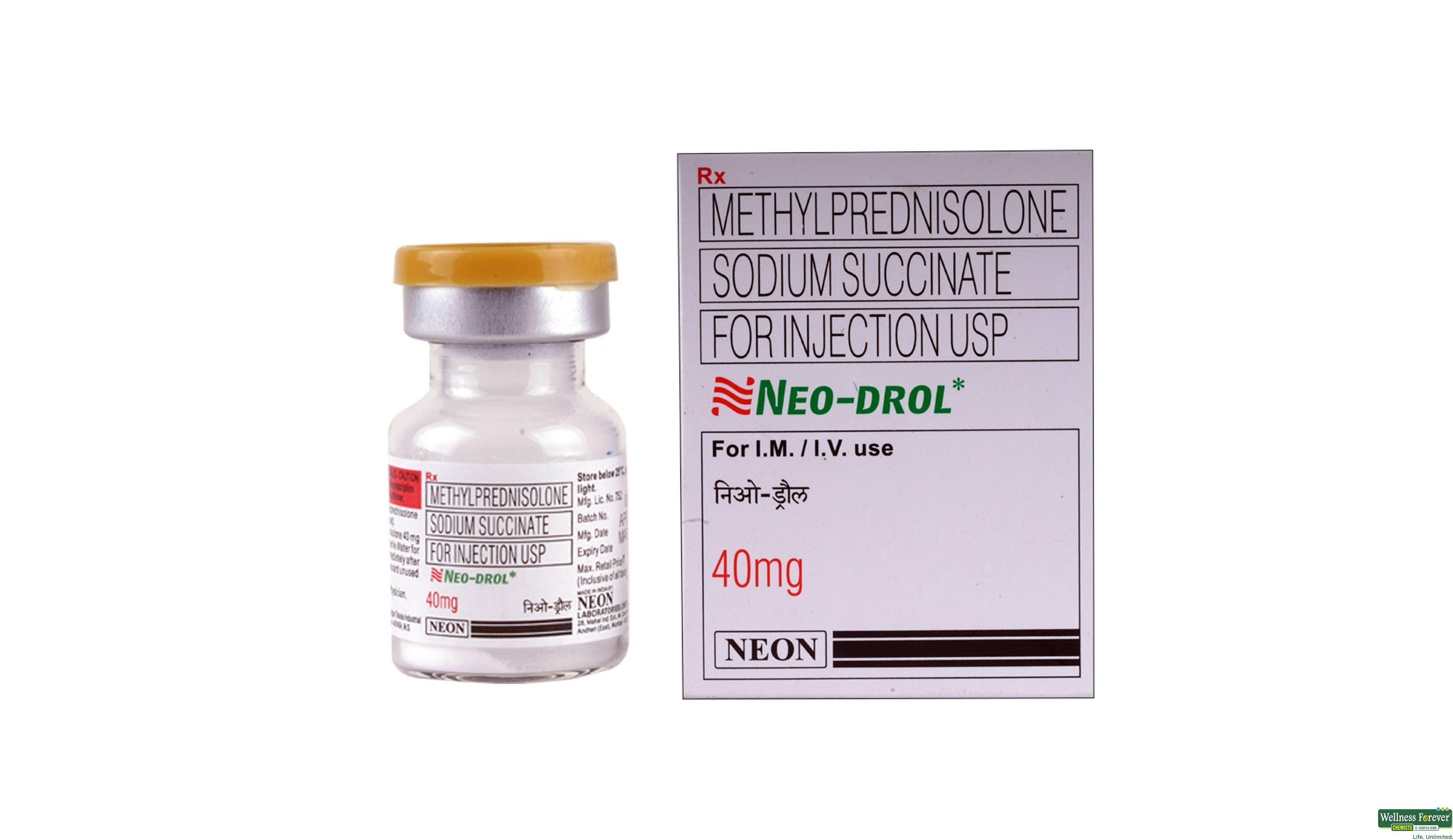 NEODROL 40MG INJ VIAL- 1, 1PC, 