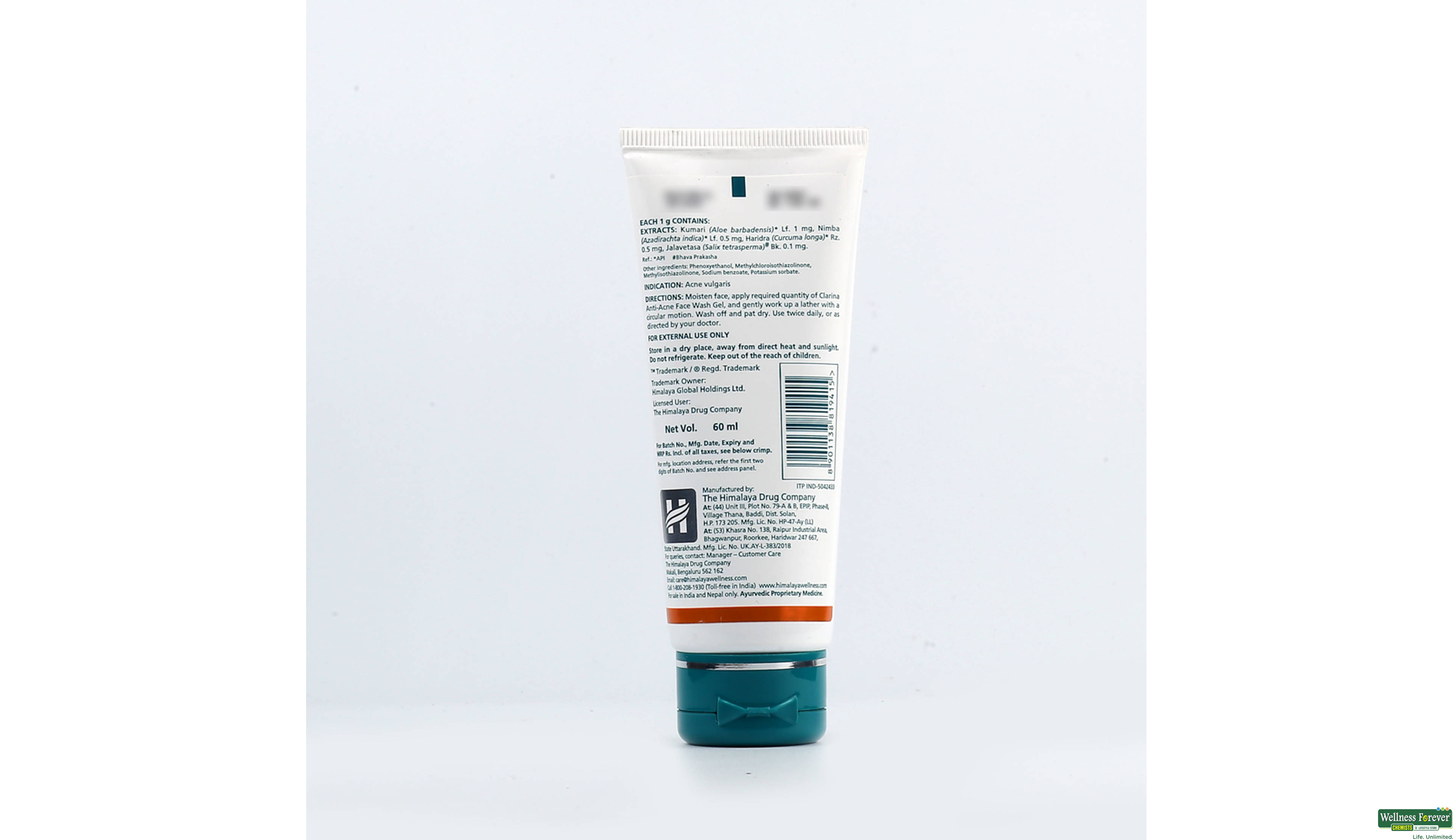 HIMA F/WASH CLARINA 60ML- 2, 60ML, 