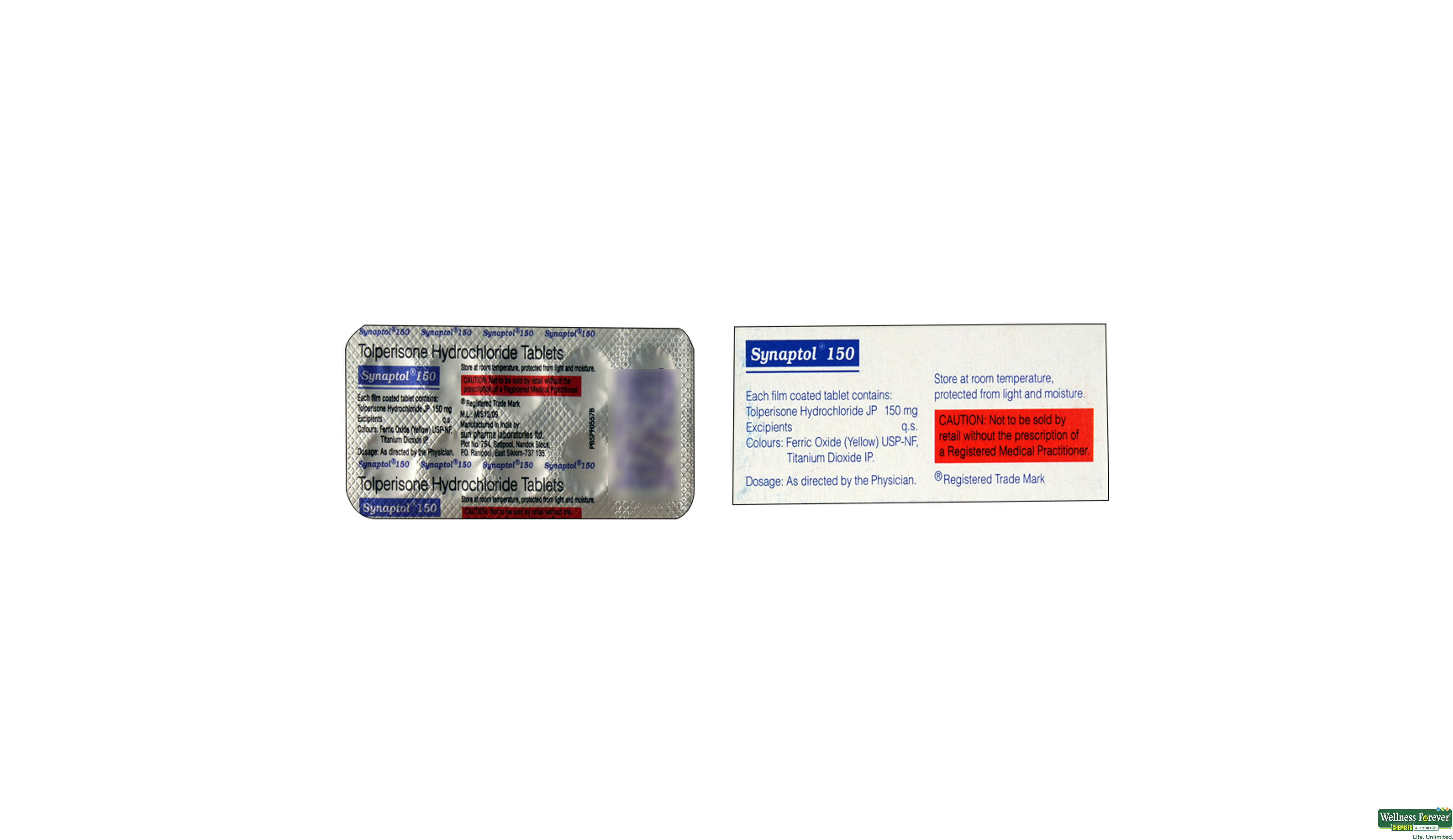 SYNAPTOL 150MG 10TAB- 2, 10TAB, null