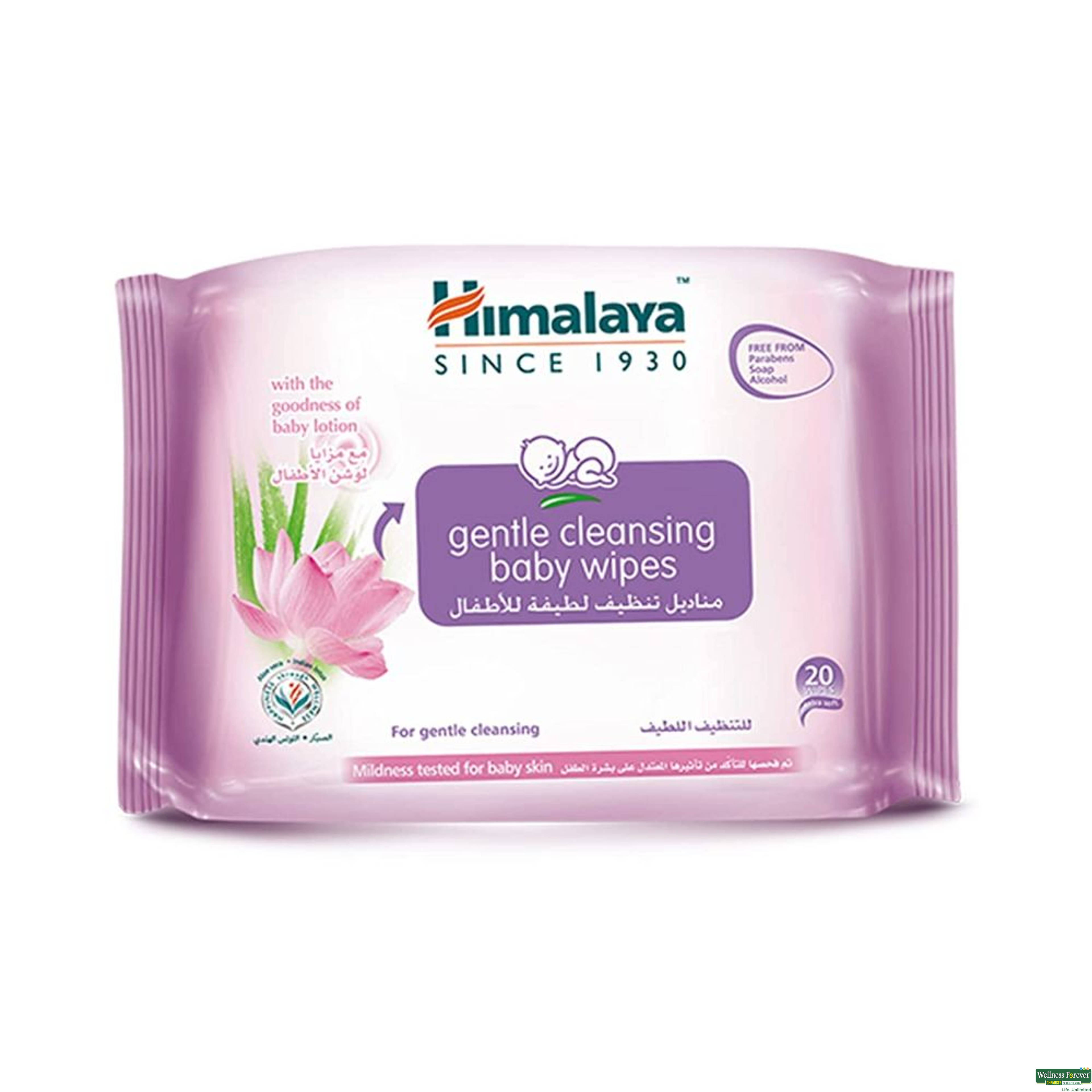 Himalaya Herbal Soothing Baby Wipes, 24 Pieces-image