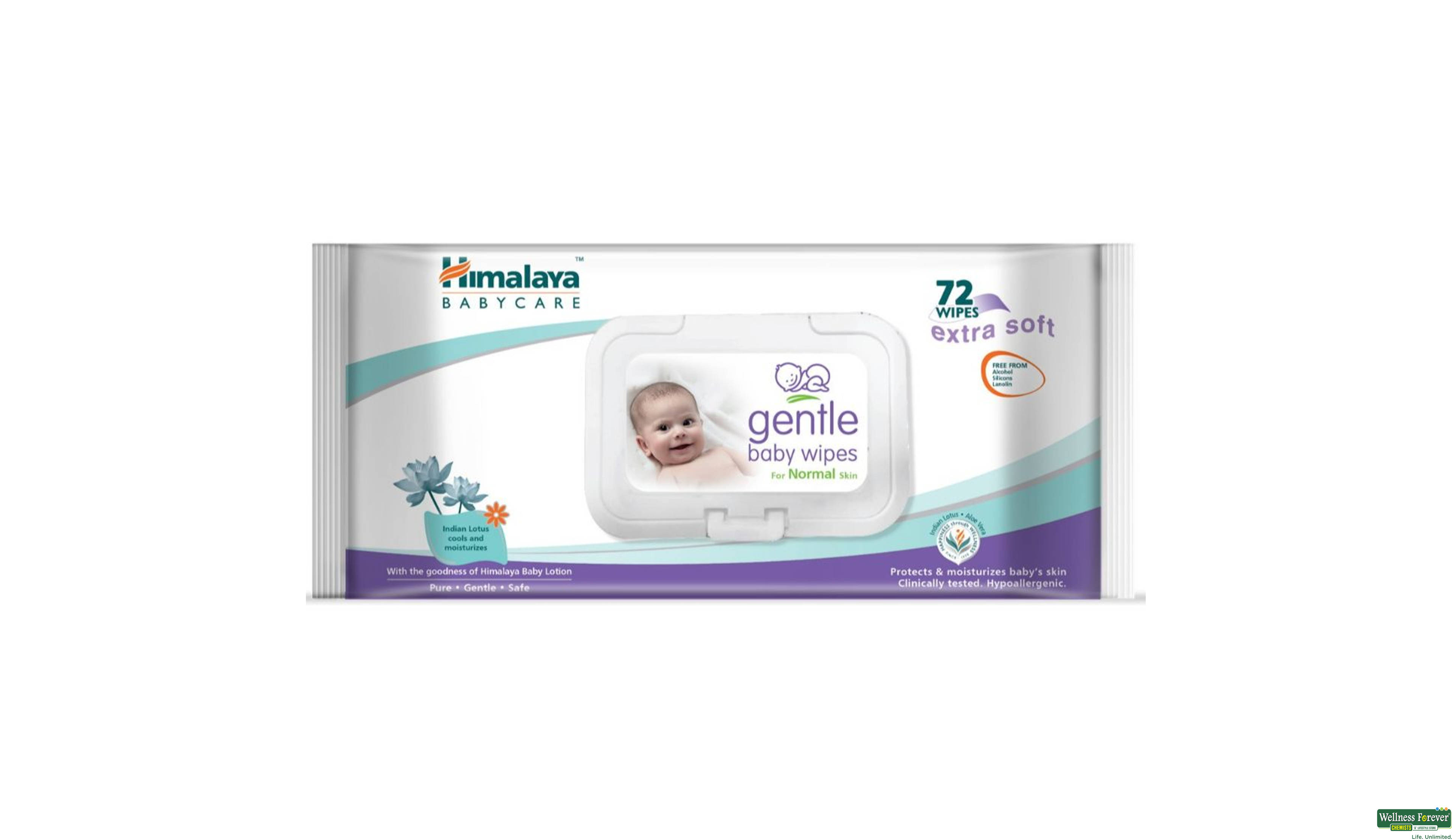 HIMA BABY WIPES 72PC- 4, 72PC, 