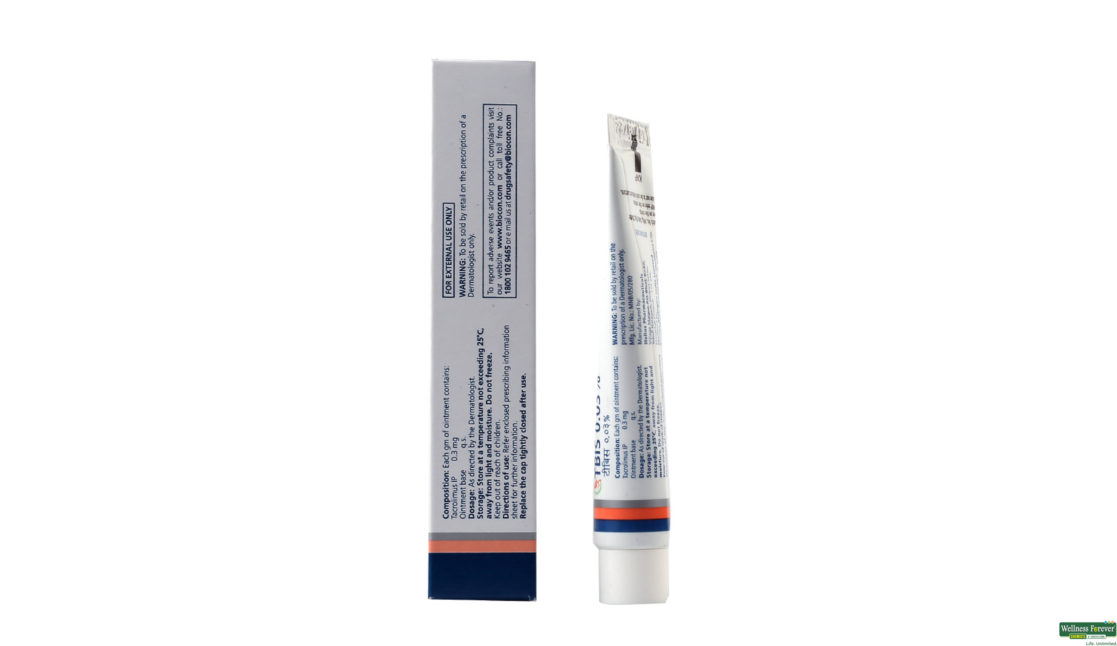 TBIS 0.03% OINT 10GM- 2, 10GM, 