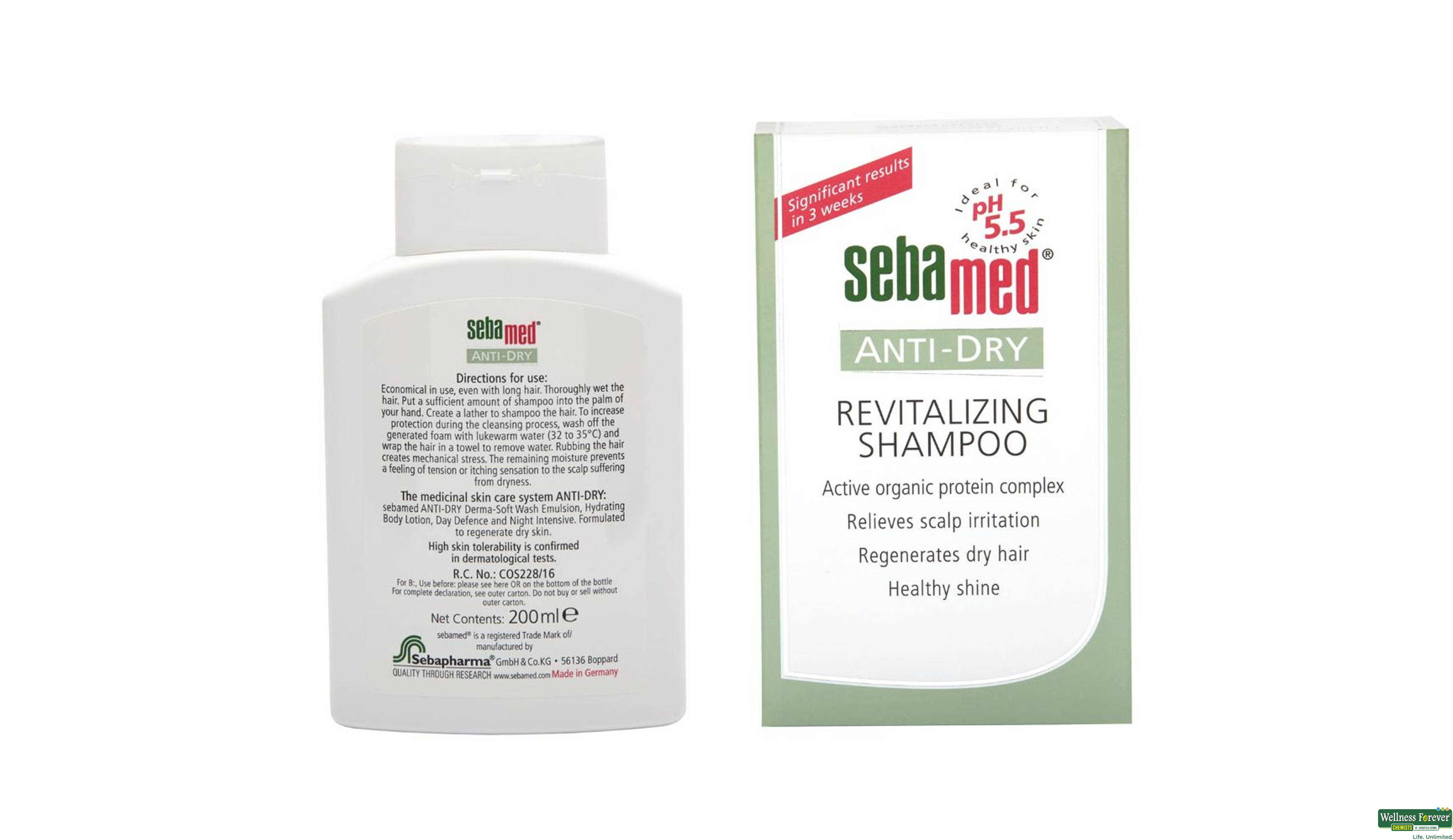 SEBAMED SHMP ANTI DRY REVITAL 200ML- 5, 200ML, null