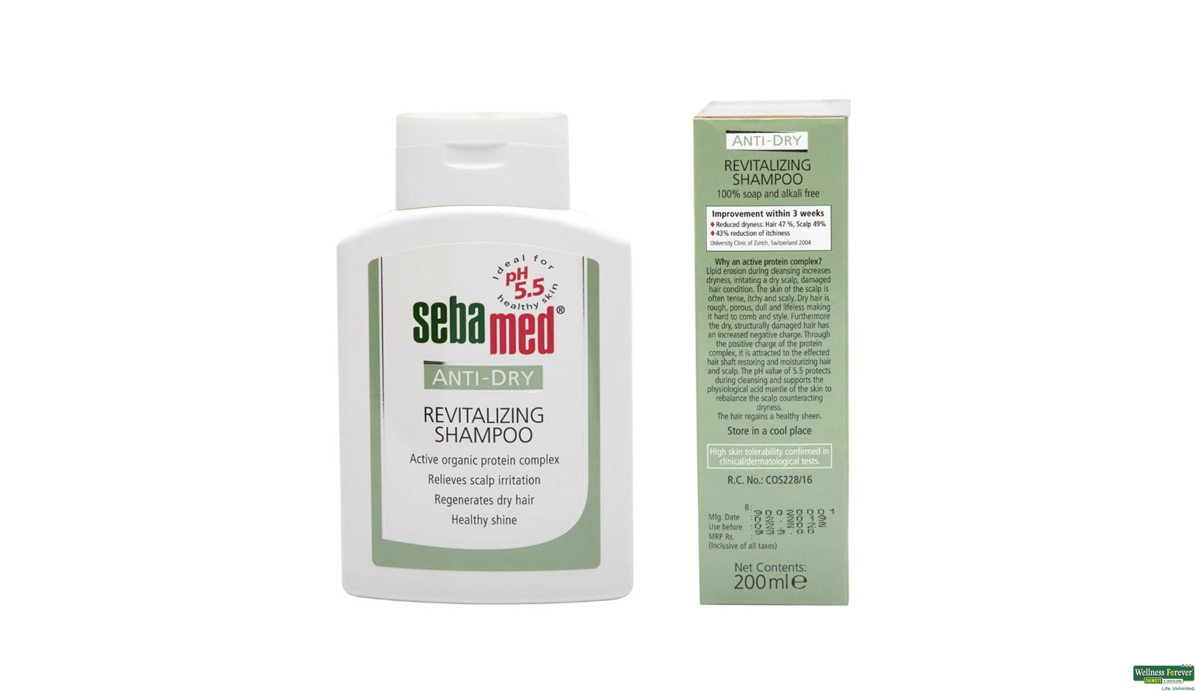 SEBAMED SHMP ANTI DRY REVITAL 200ML- 7, 200ML, null