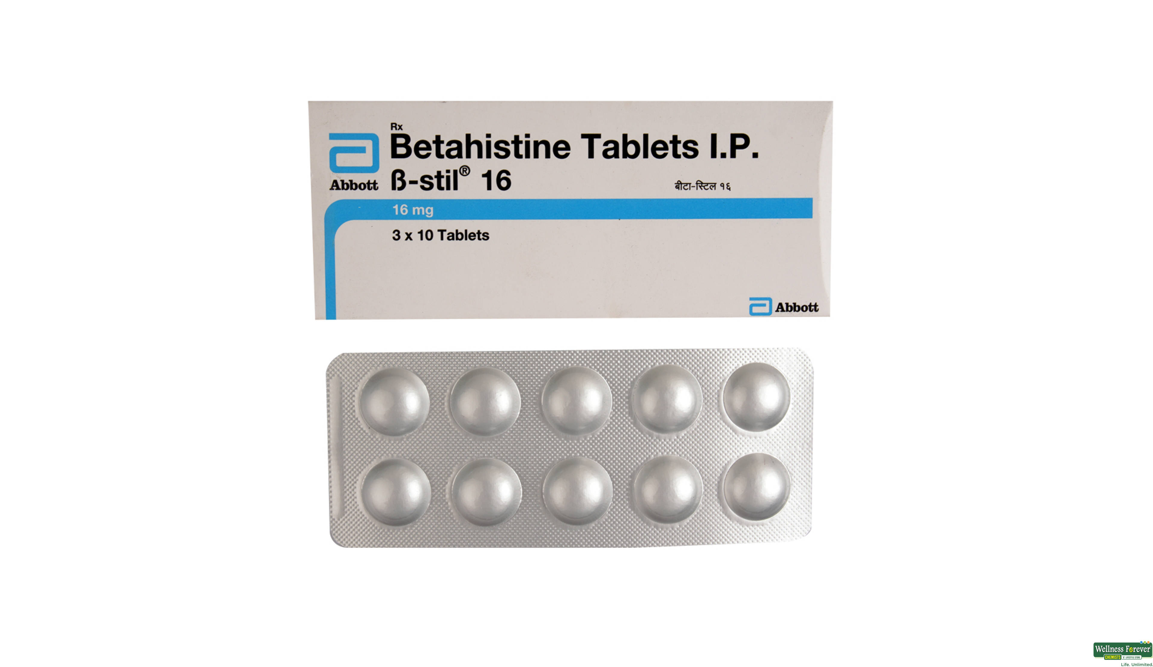 B-STIL 16MG 10TAB- 1, 10TAB, 