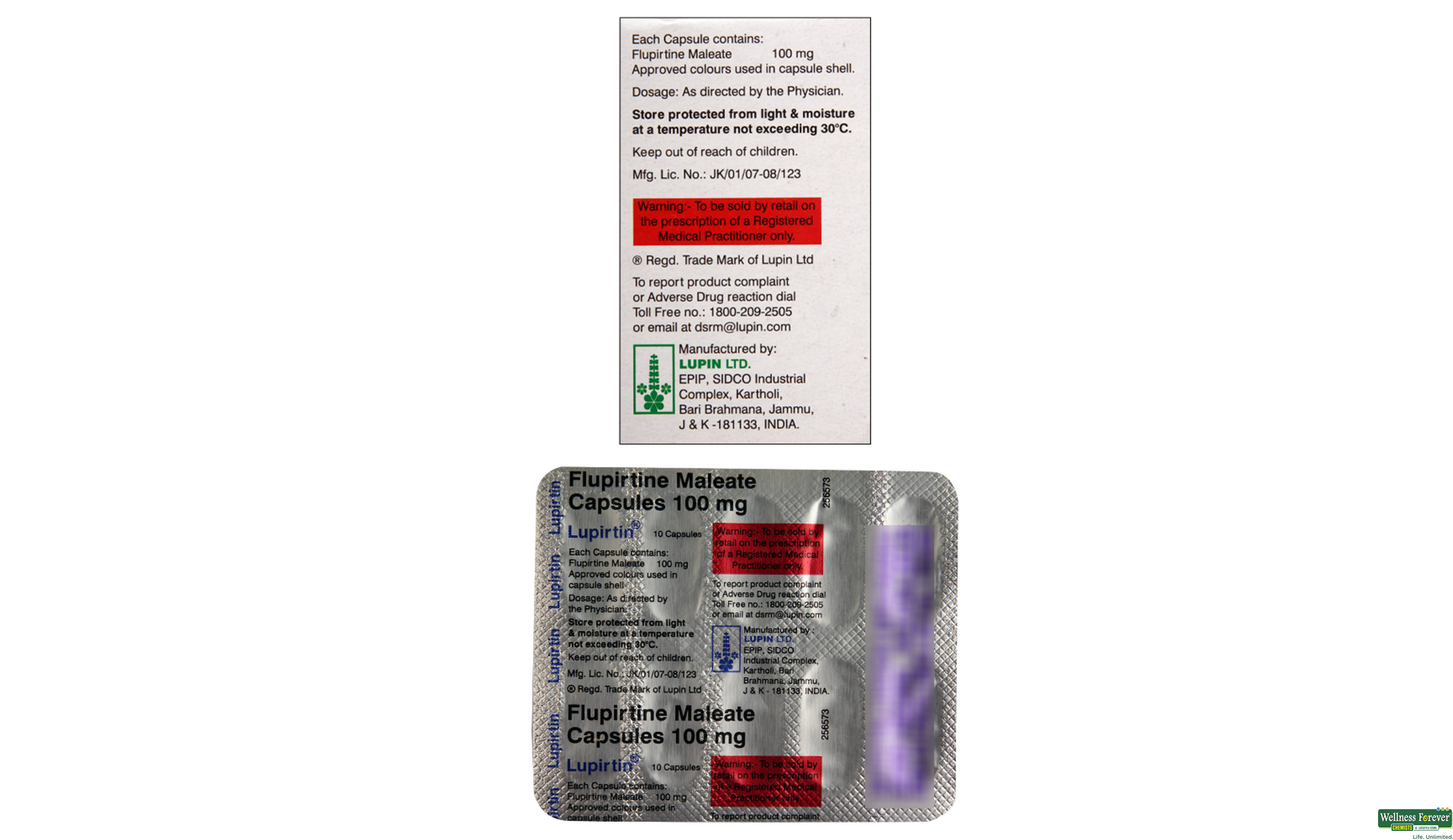 LUPIRTIN 10CAP- 2, 10CAP, 
