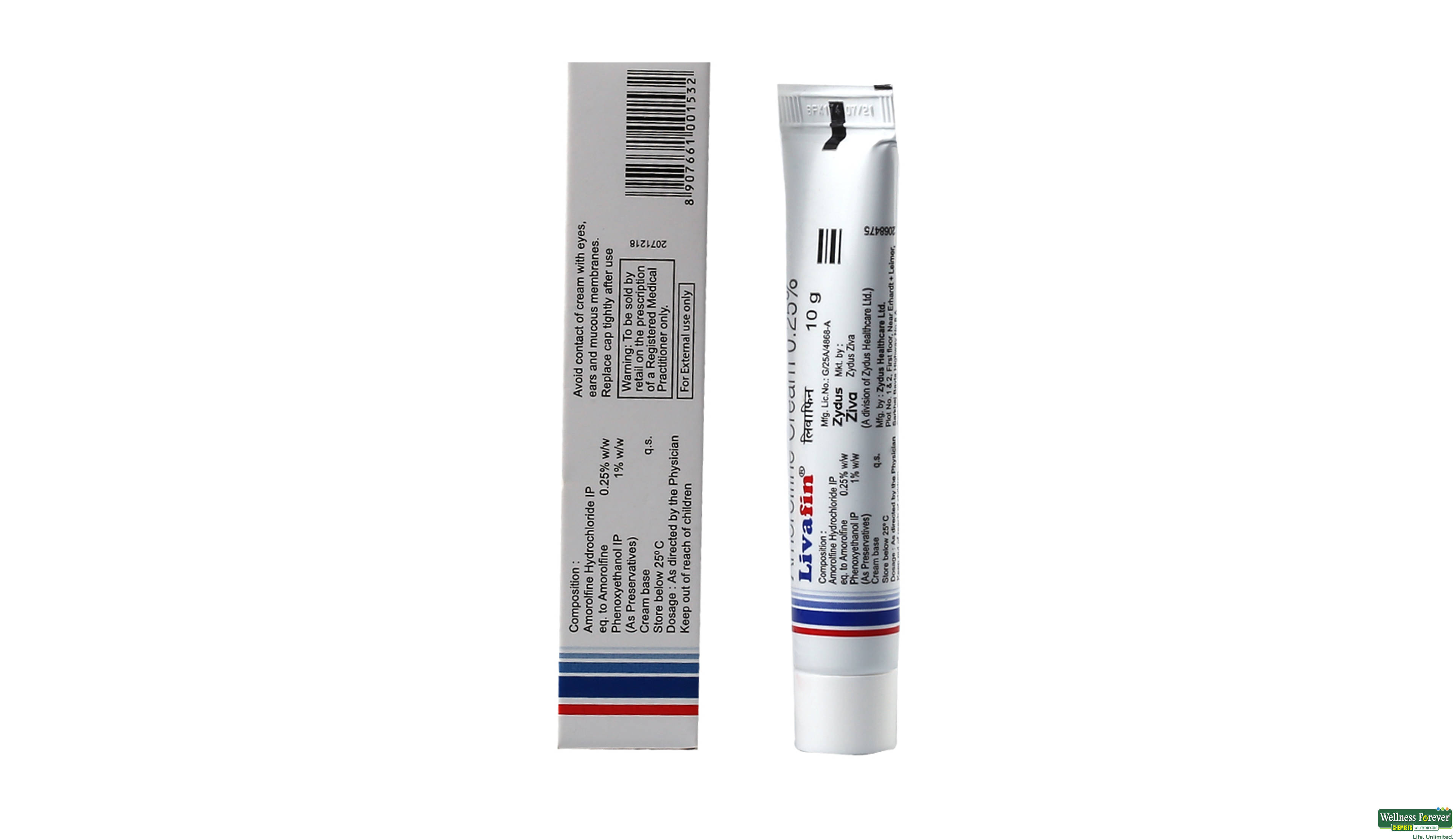 LIVAFIN CREAM 10GM- 2, 10GM, 