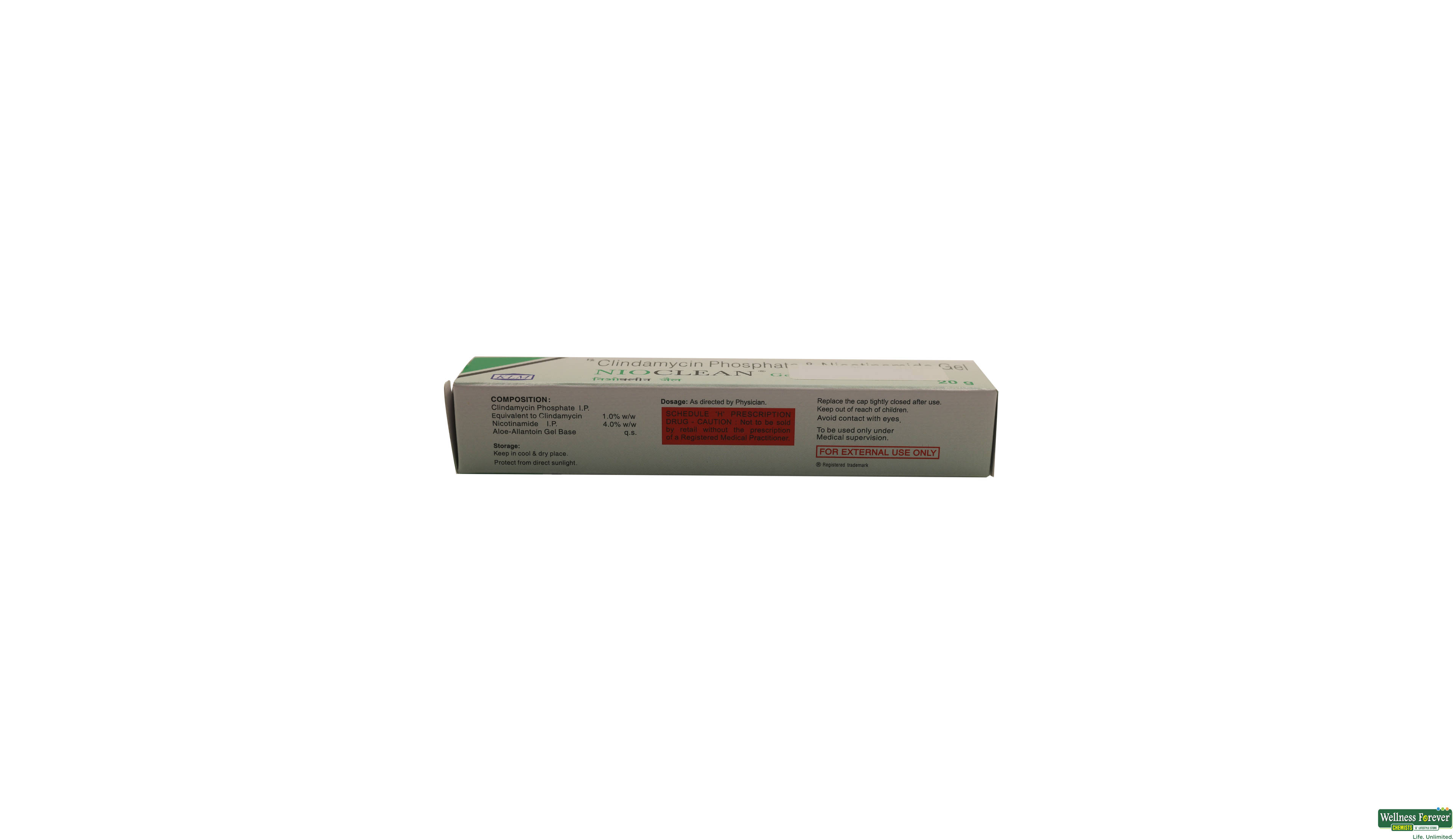 NIOCLEAN GEL 20GM- 3, 20GM, null