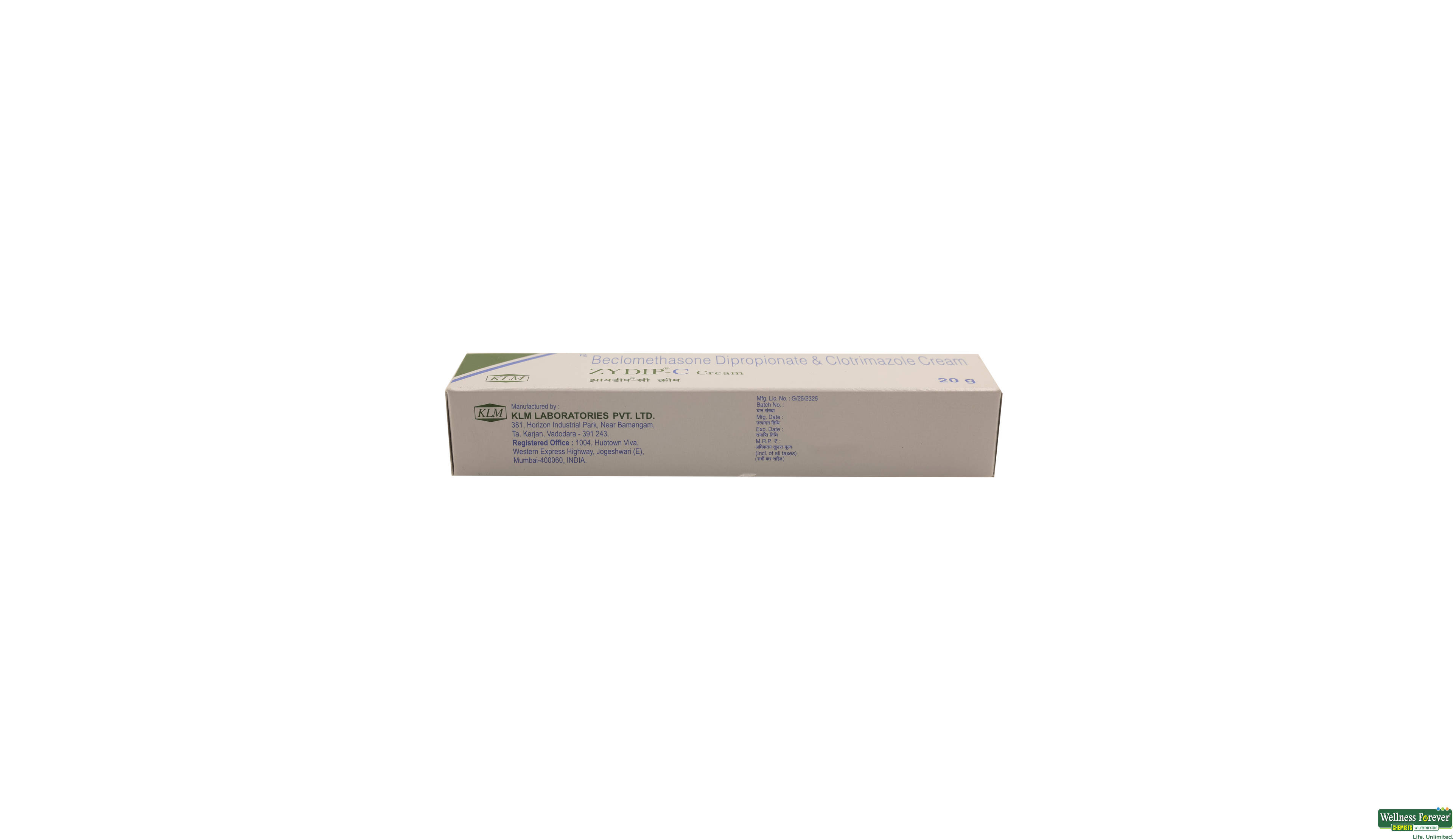 ZYDIP-C CREAM 20GM- 3, 20GM, 