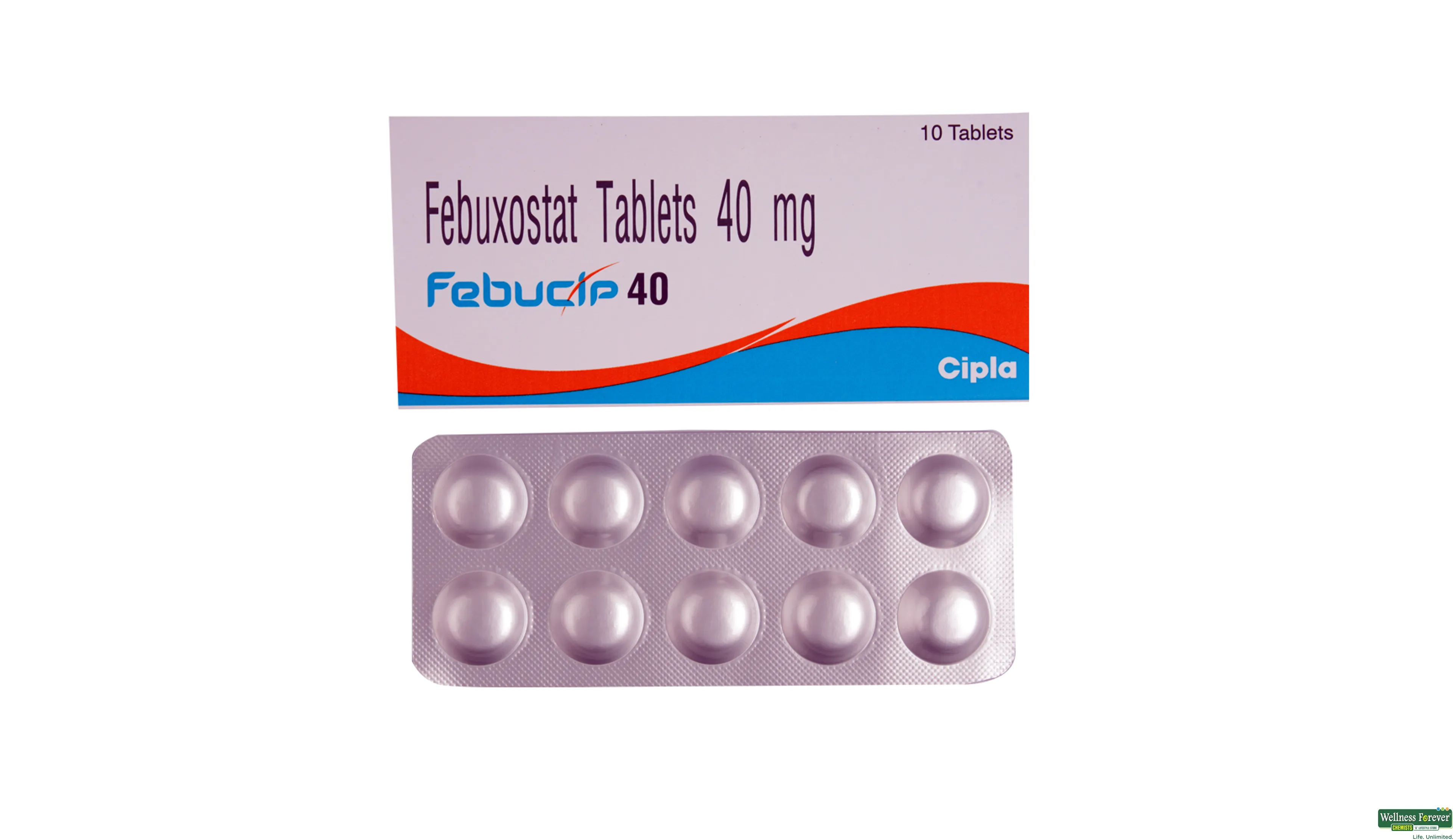 FEBUCIP 40MG 10TAB- 1, 10TAB, 