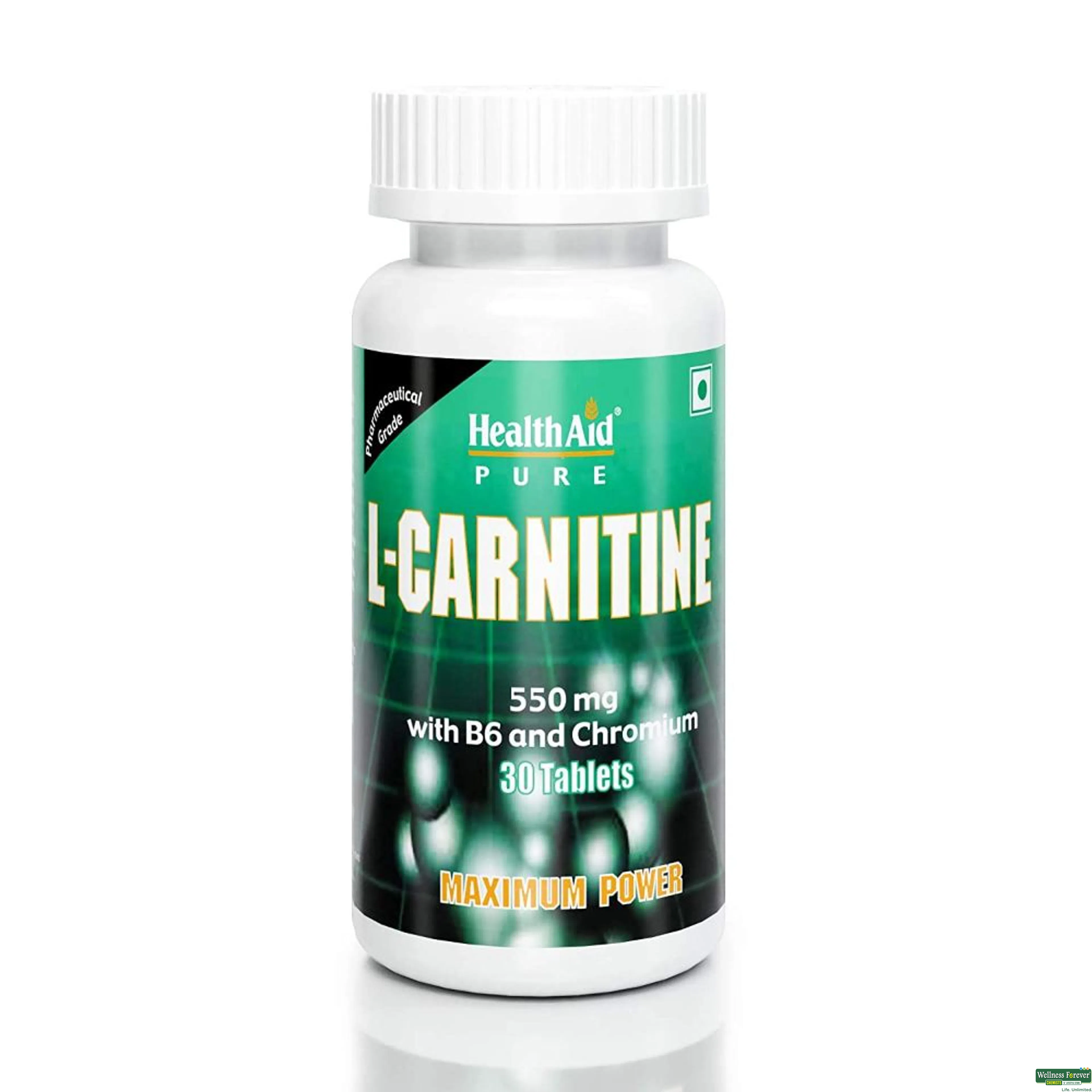 HEALTH AID L-CARNITINE 550MG 30TAB-image
