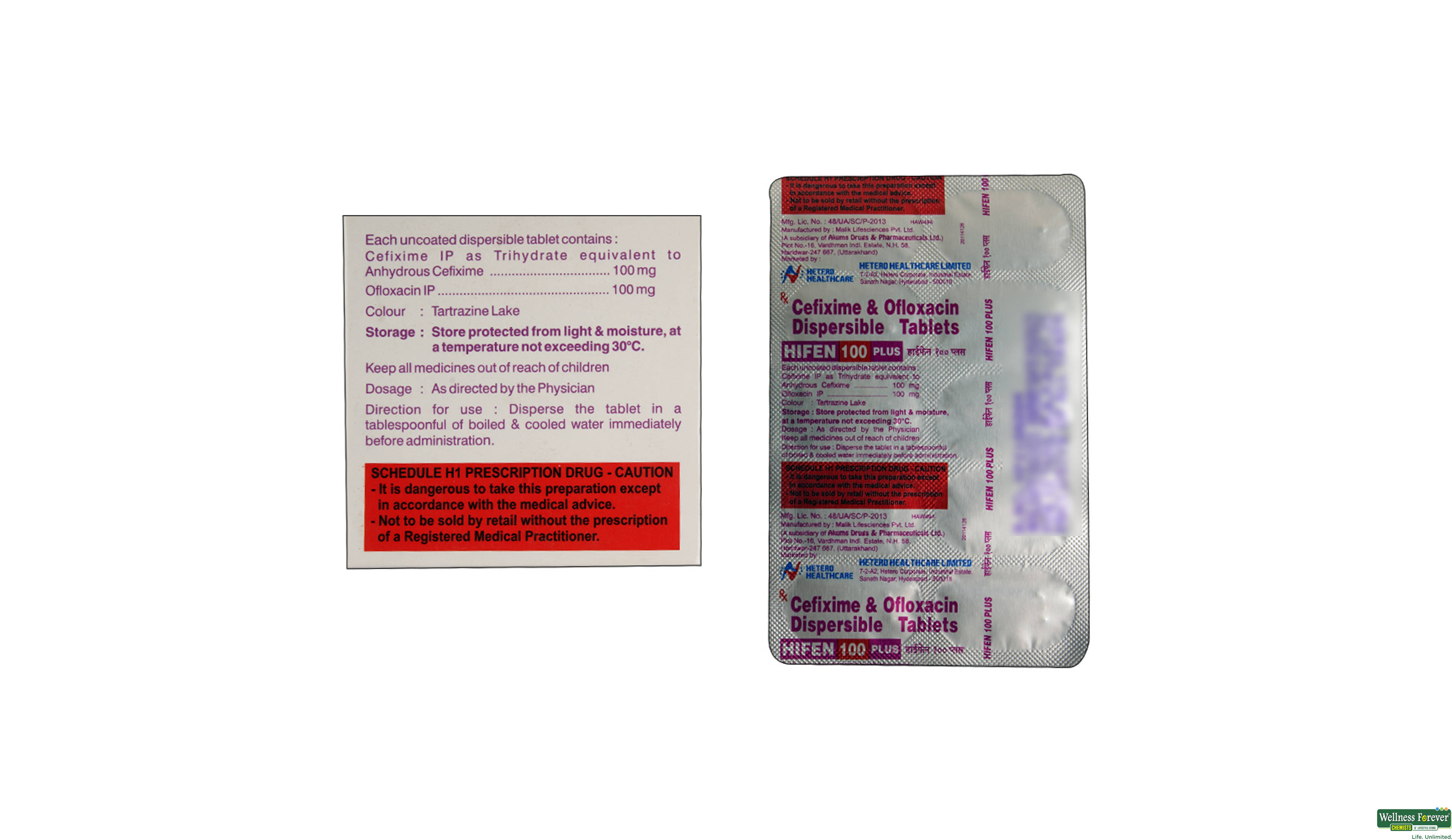 HIFEN-PLUS 100MG 10TAB- 2, 10TAB, null