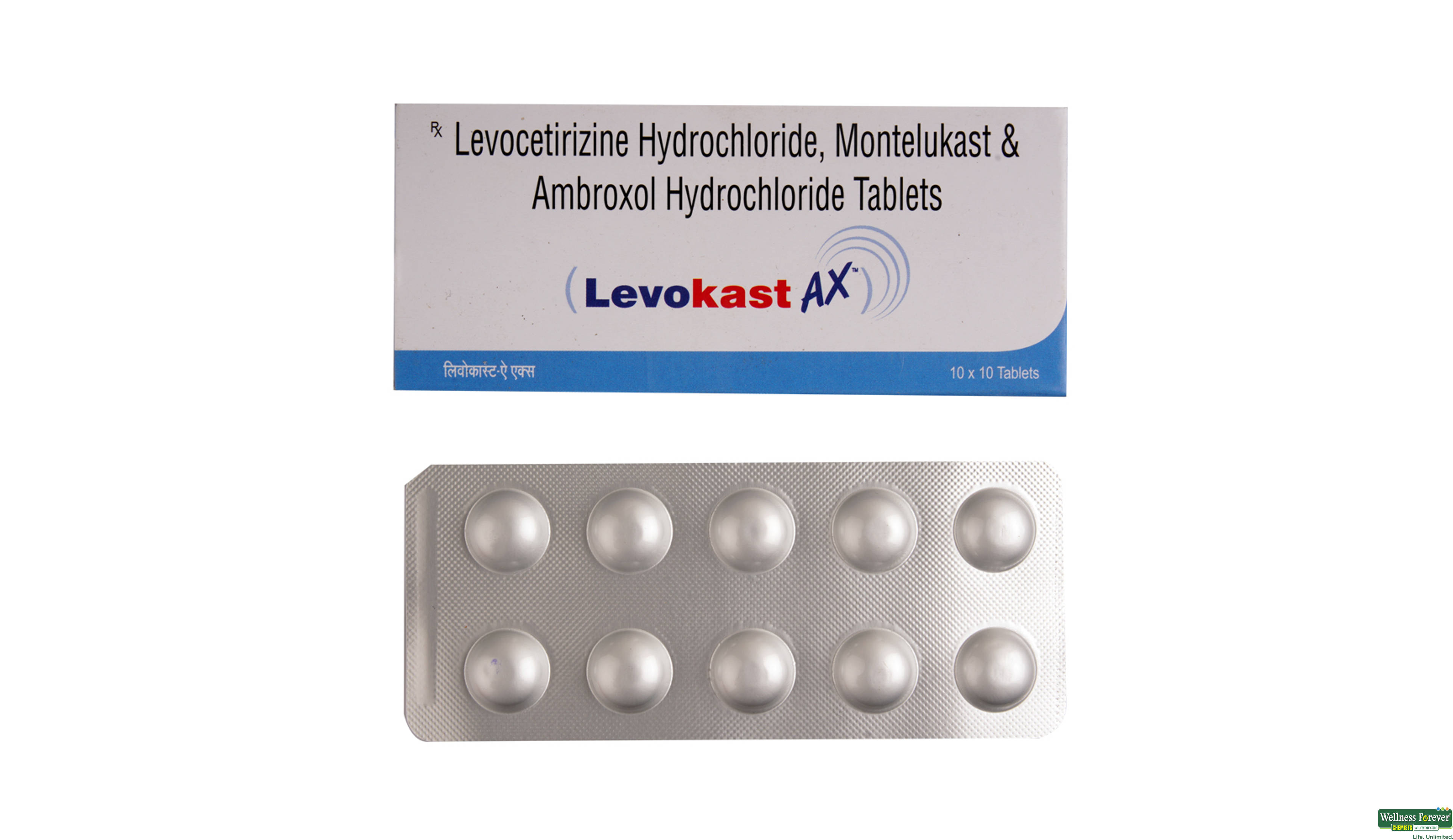 LEVOKAST-AX 10TAB- 1, 10TAB, 