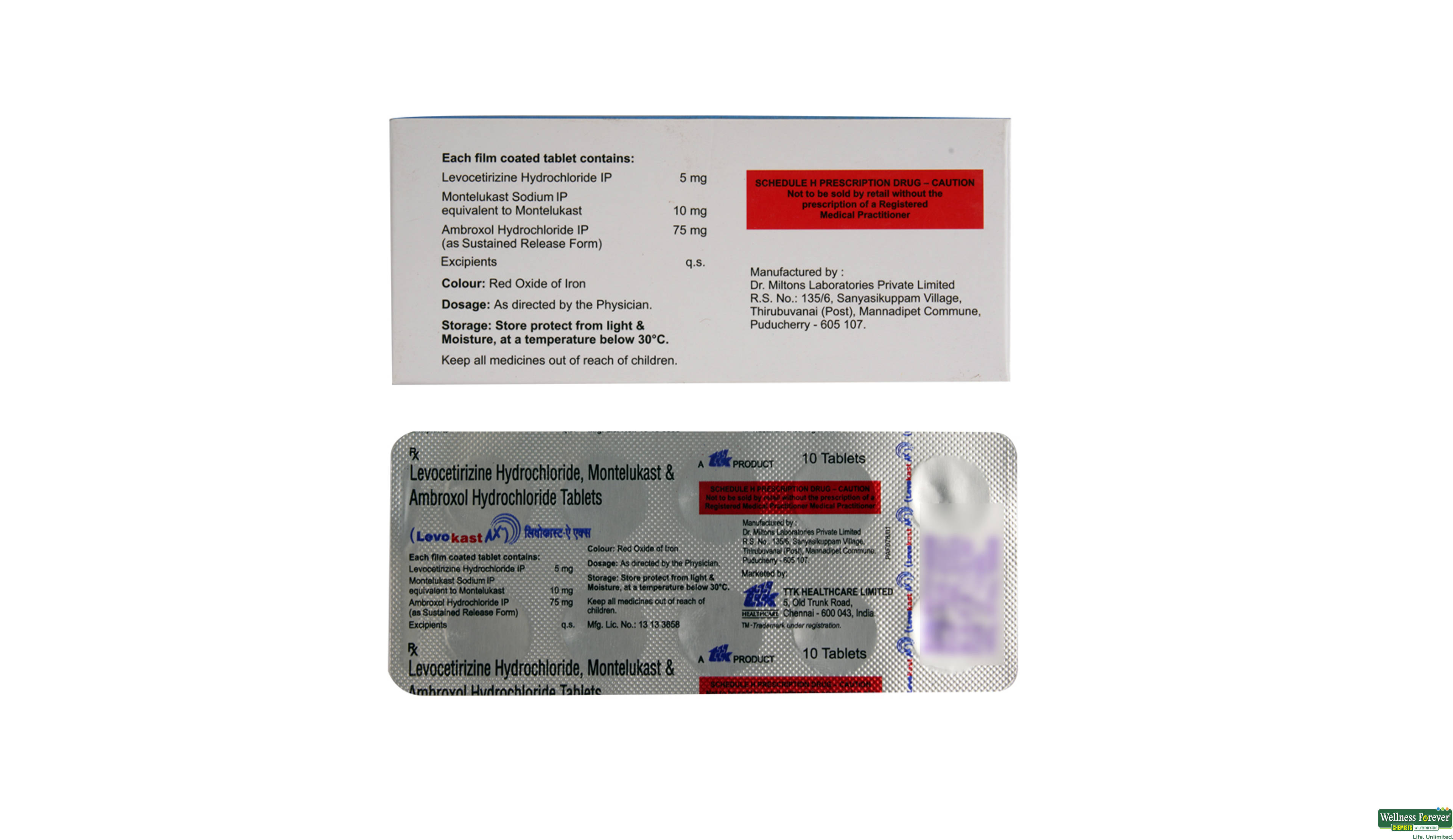 LEVOKAST-AX 10TAB- 2, 10TAB, 