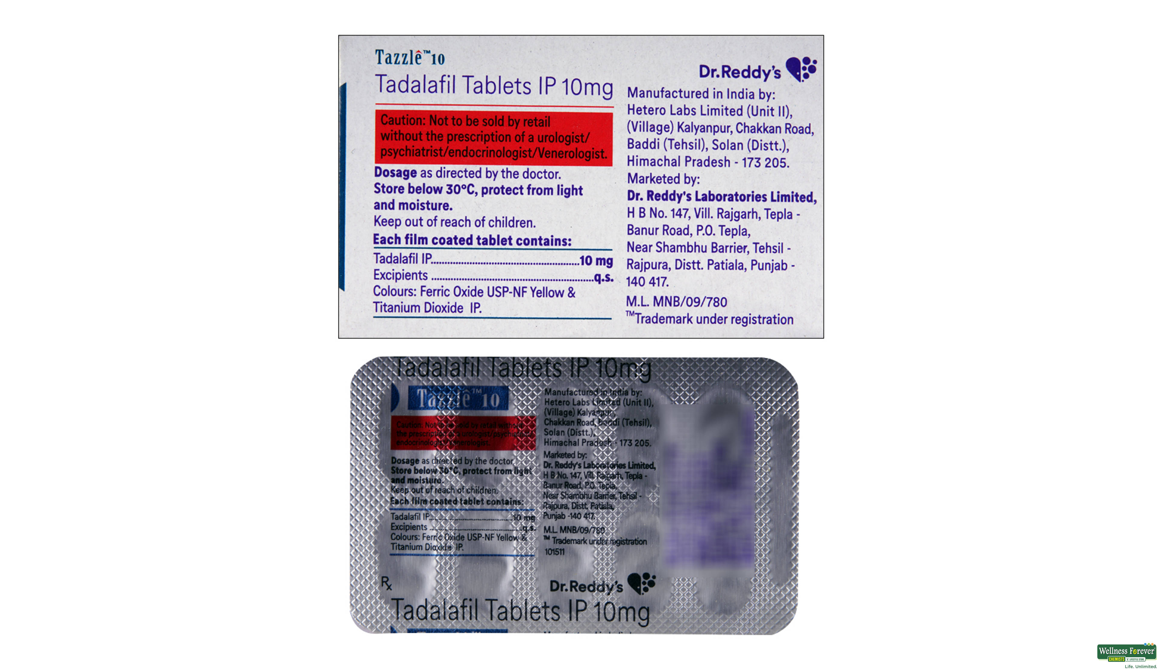 TAZZLE 10MG 10TAB- 2, 10TAB, 