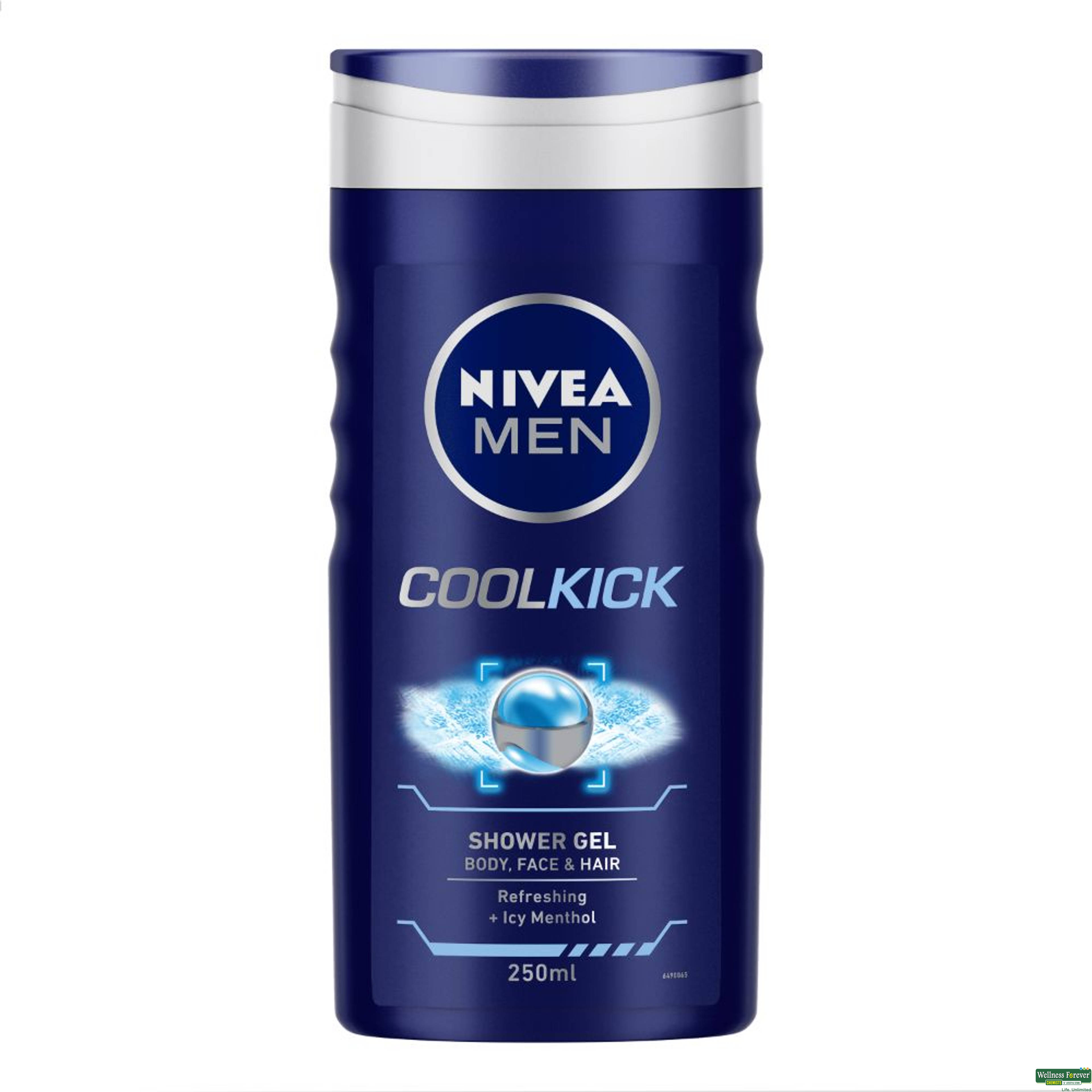 Nivea Cool Kick Shower Gel 250ml-image