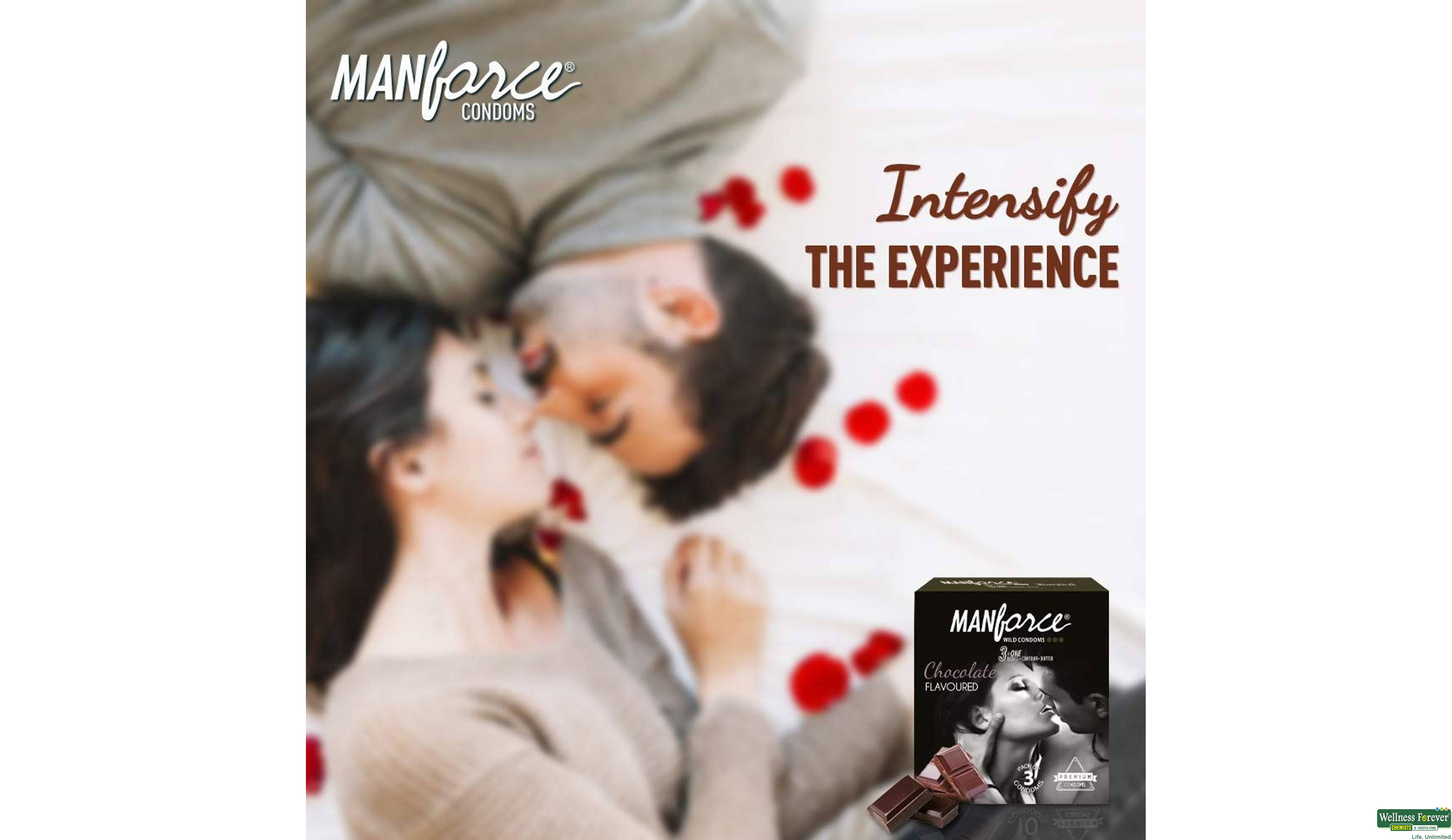 MANFORCE CONDOM CHOC 3PC- 5, 3PC, 