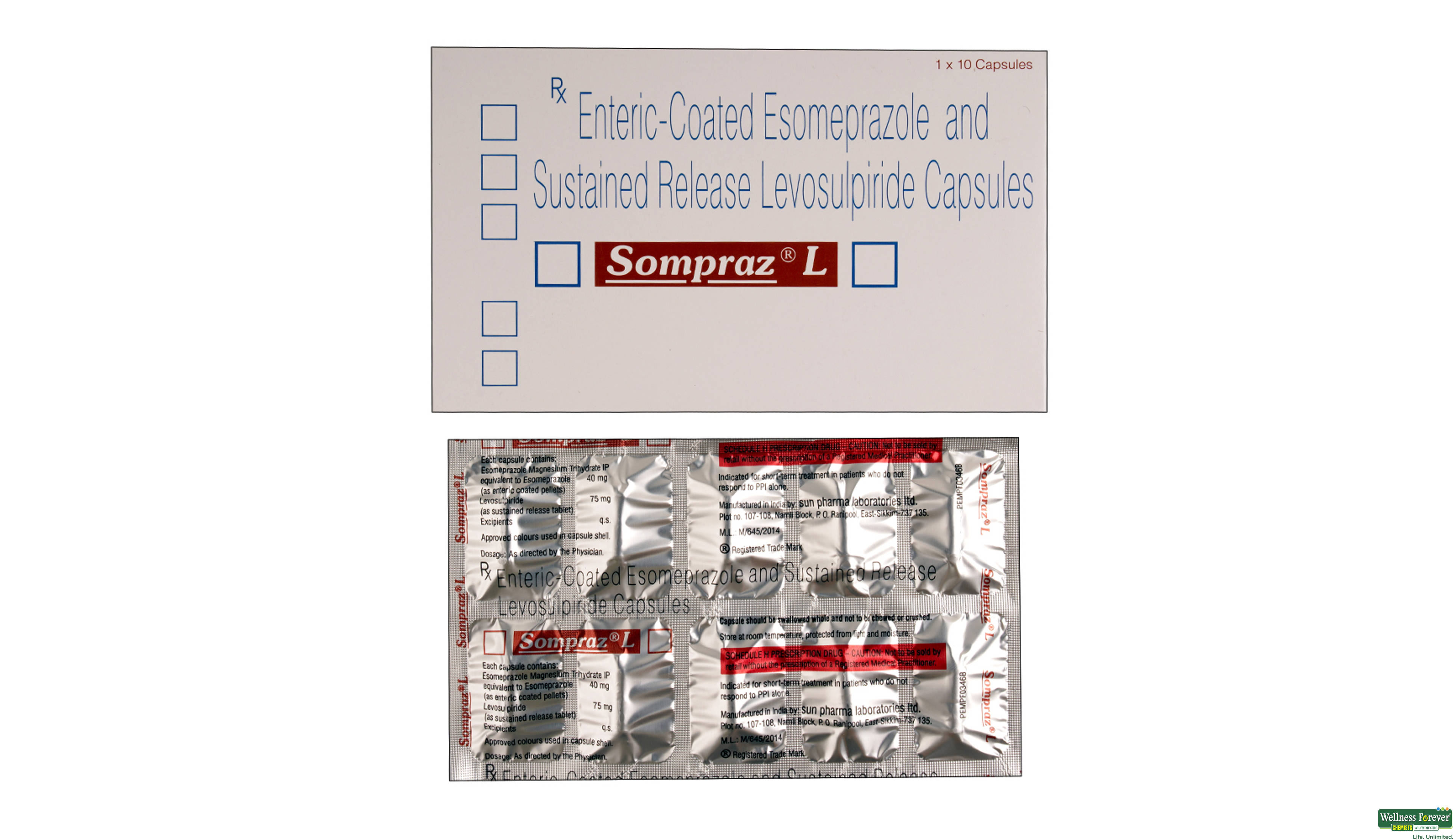 SOMPRAZ-L 10CAP- 1, 10CAP, null