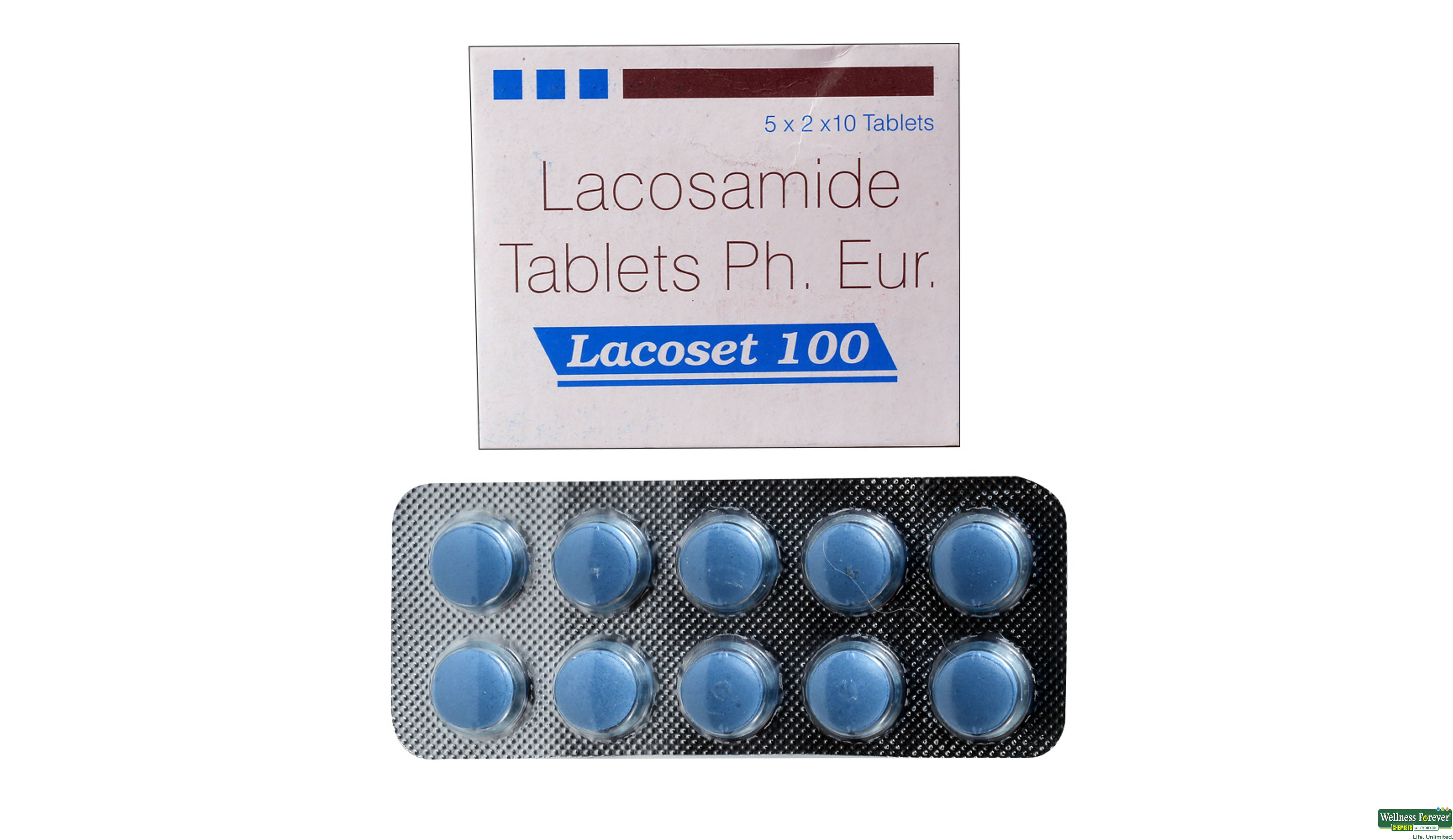 LACOSET 100MG 10TAB- 1, 10TAB, 