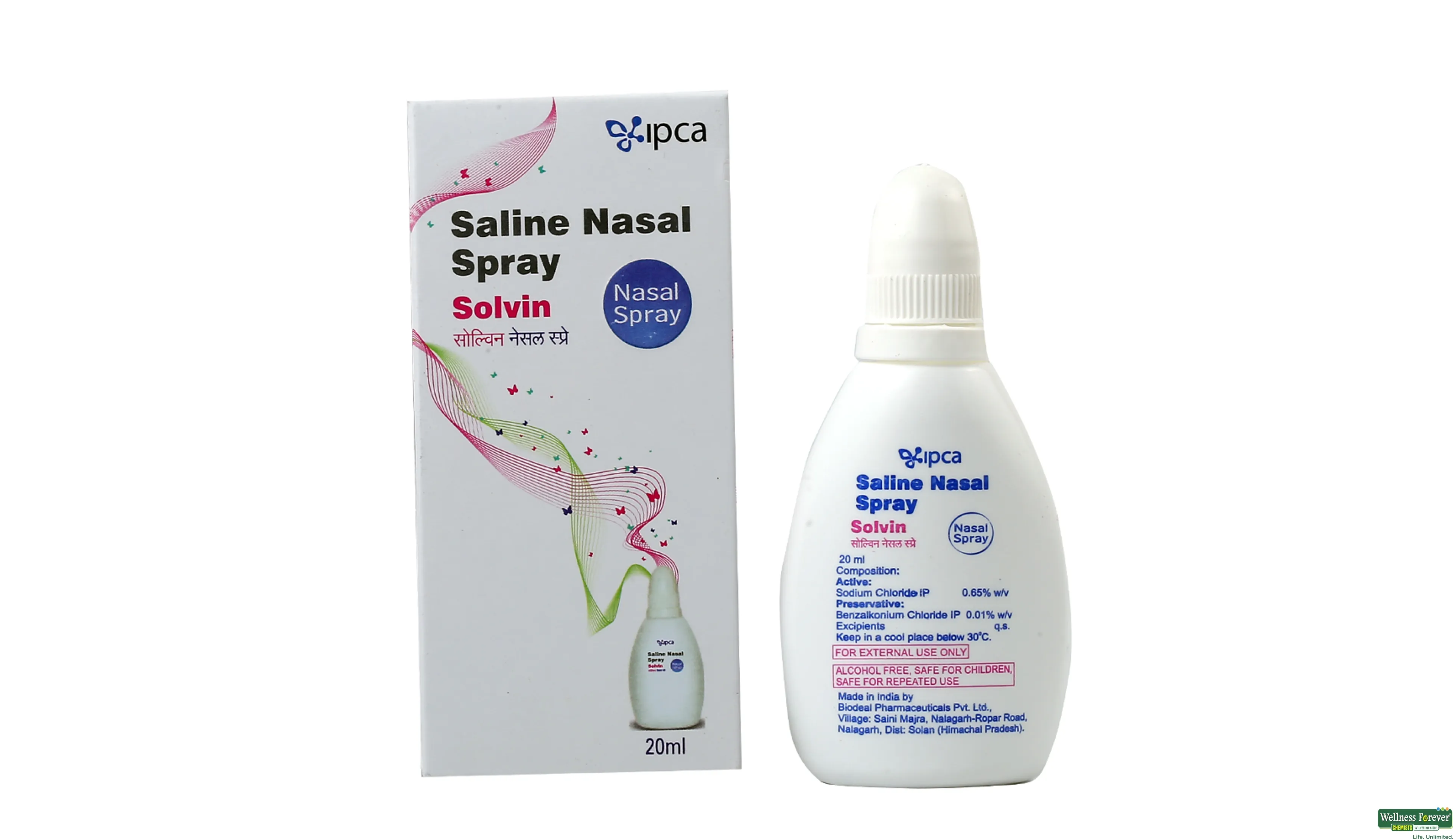 Solvin saline nasal spray store