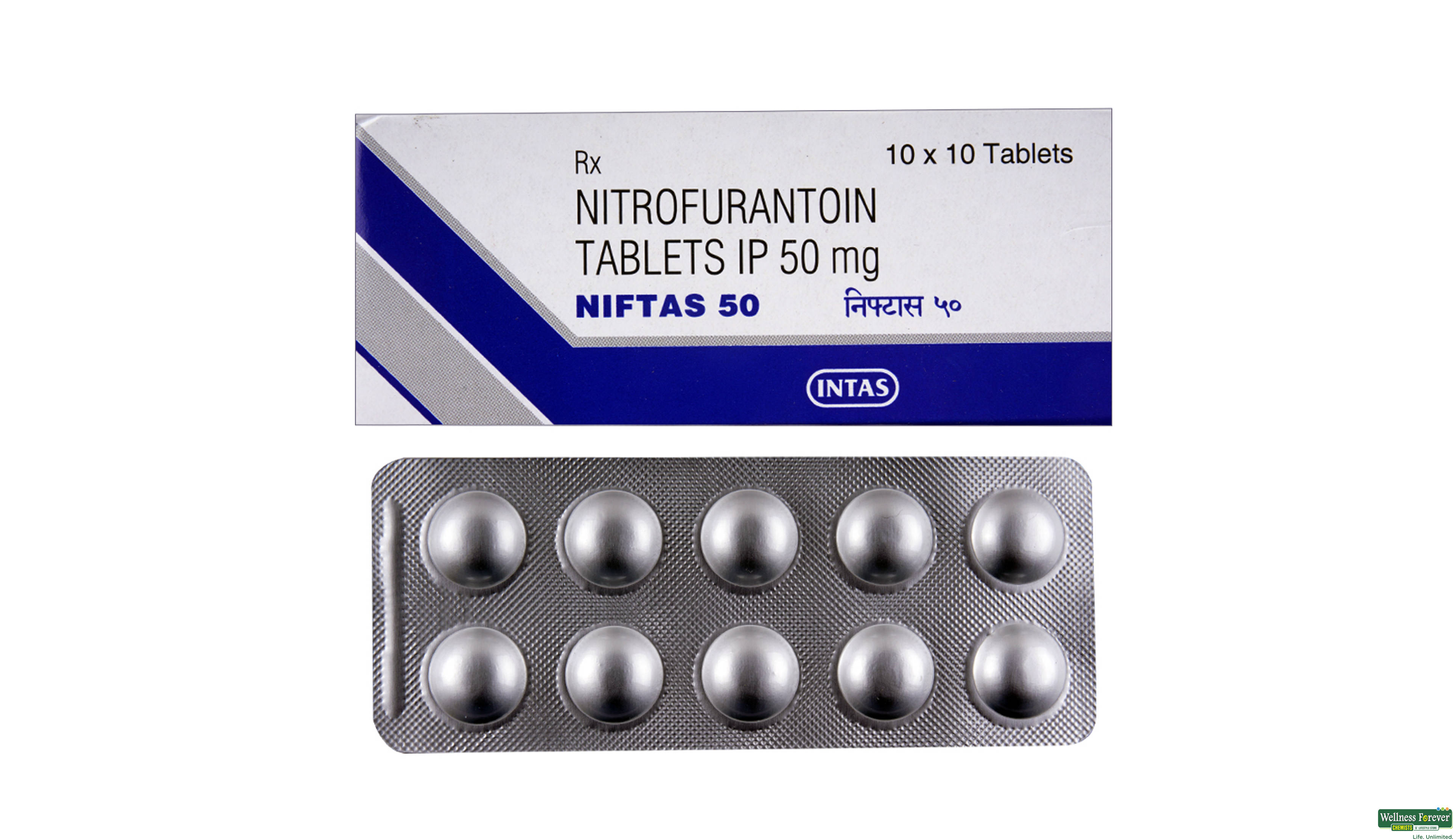 NIFTAS 50MG 10TAB- 1, 10TAB, 