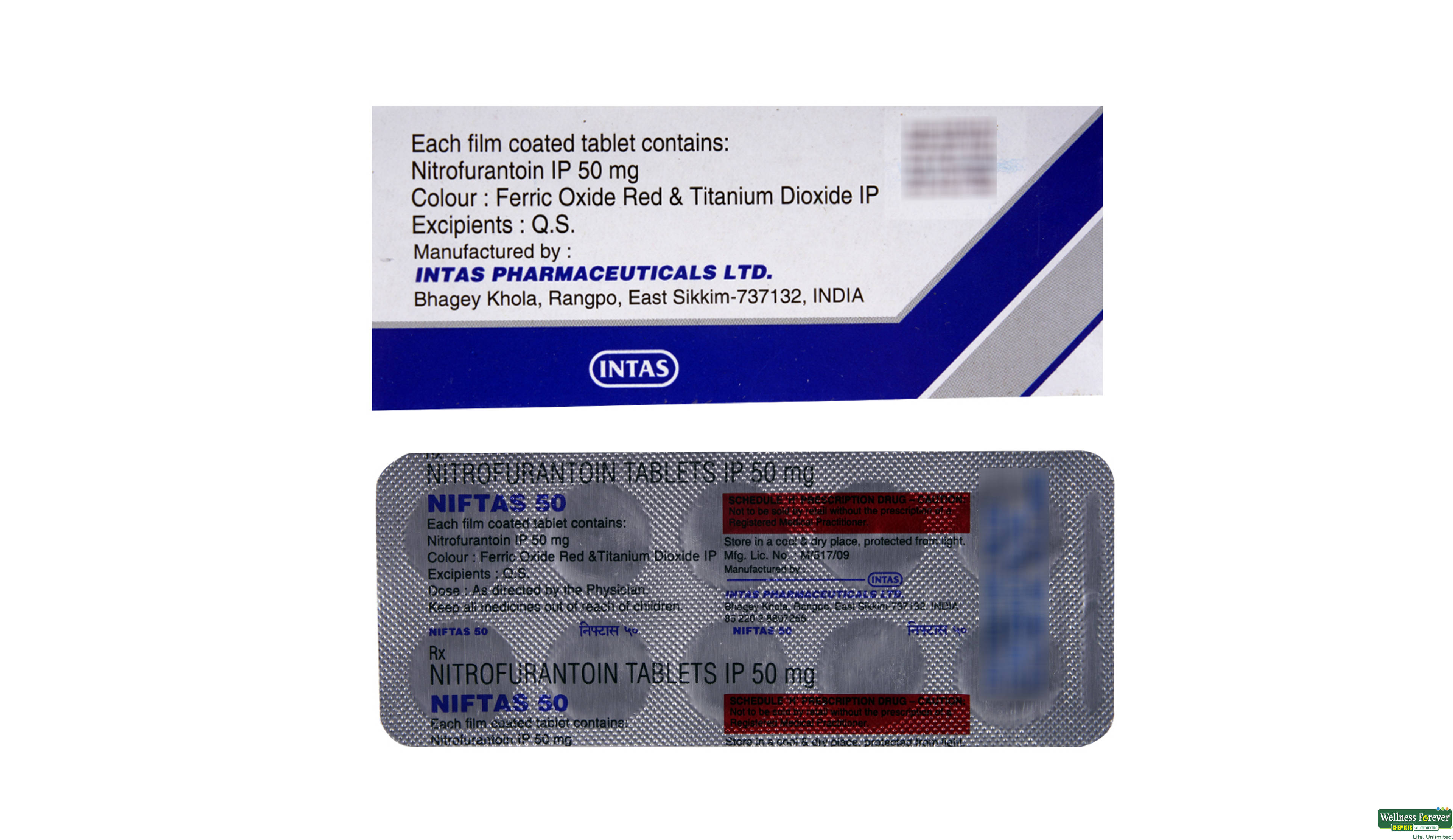 NIFTAS 50MG 10TAB- 2, 10TAB, 