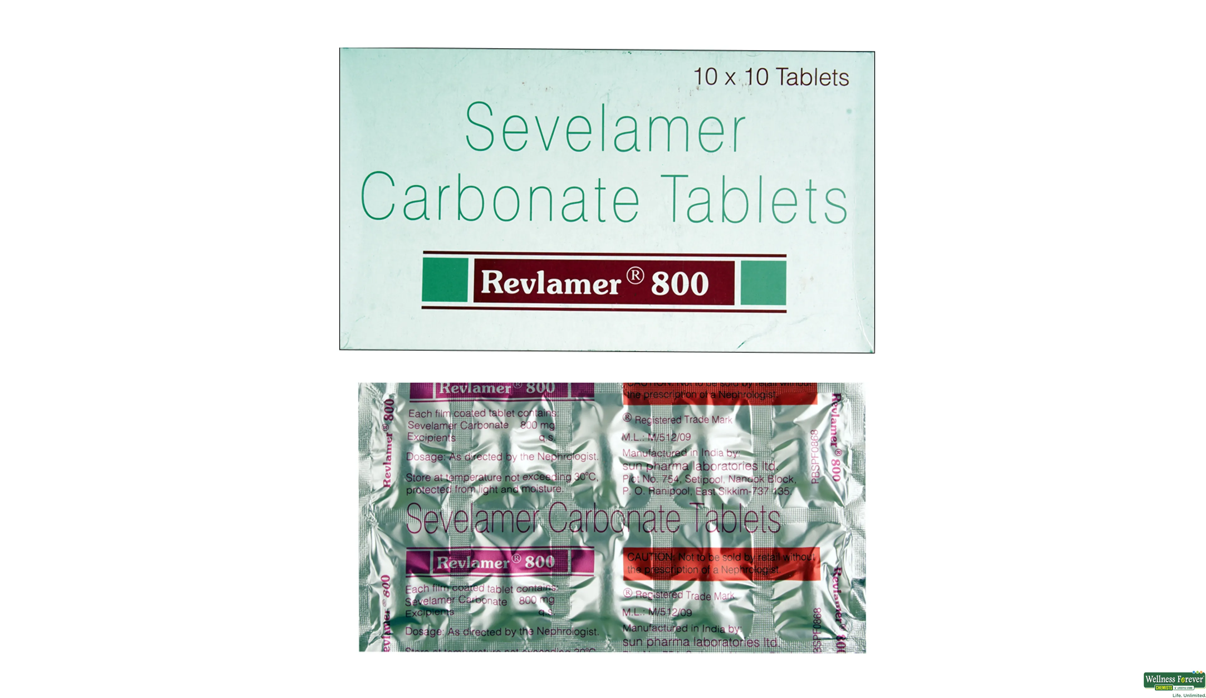 REVLAMER 800MG 10TAB- 1, 10TAB, null