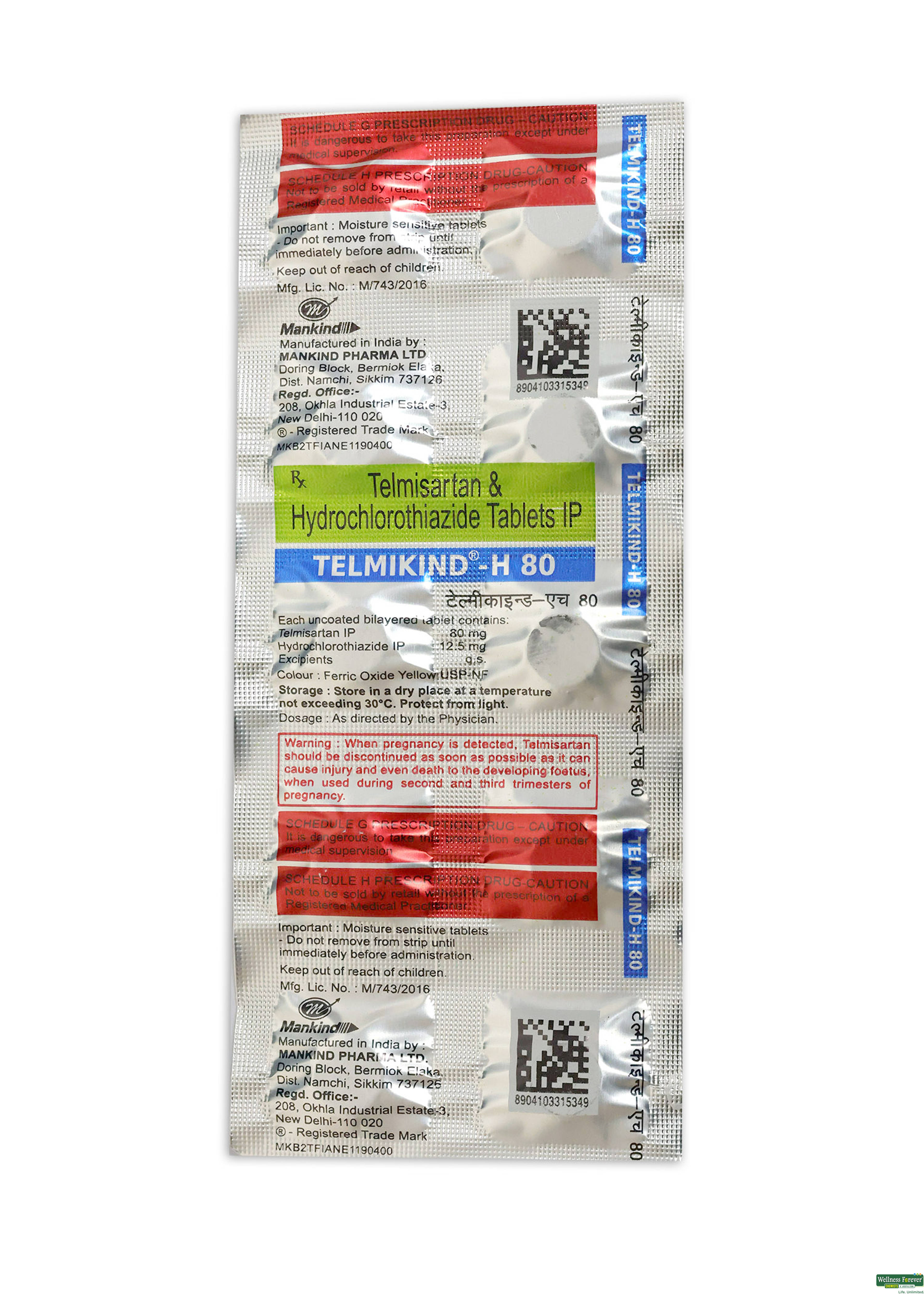 TELMIKIND-H 80MG 10TAB-image