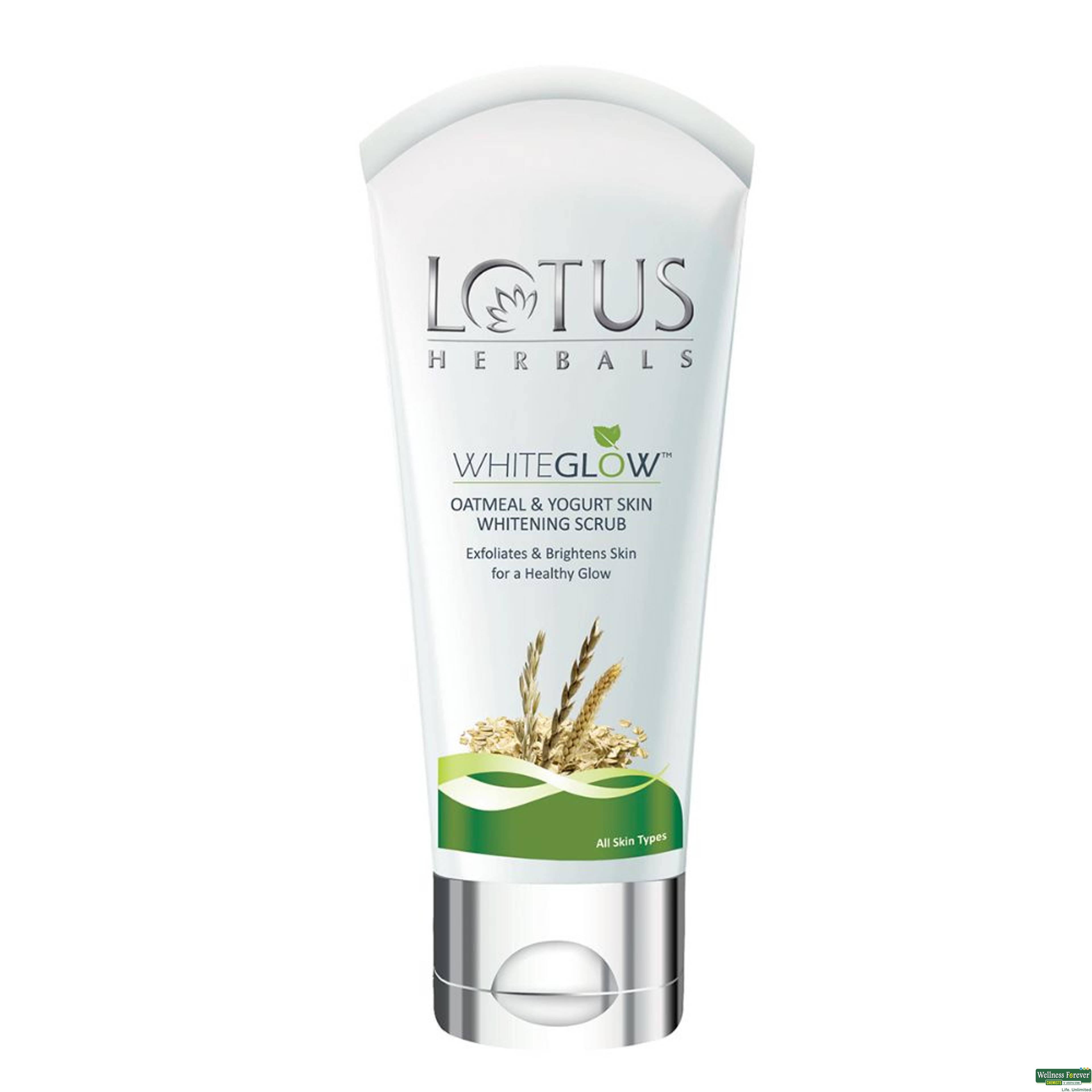 Lotus Face Scrub Whiteglow Oatmeal 100Gm-image