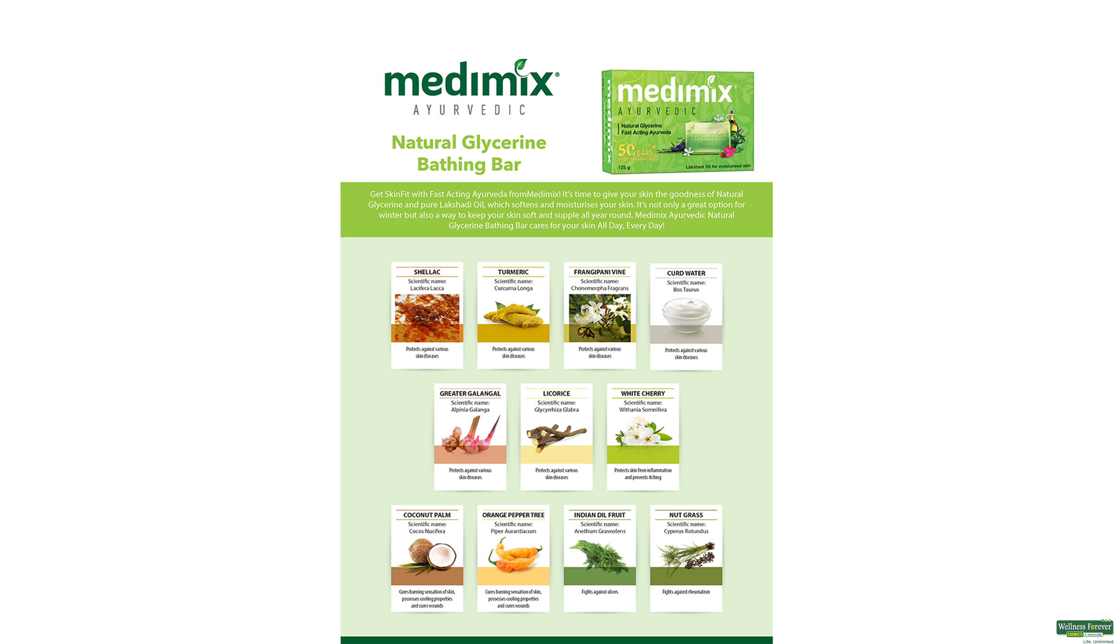 MEDIMIX SOAP GLYCERINE 125GM- 4, 125GM, 